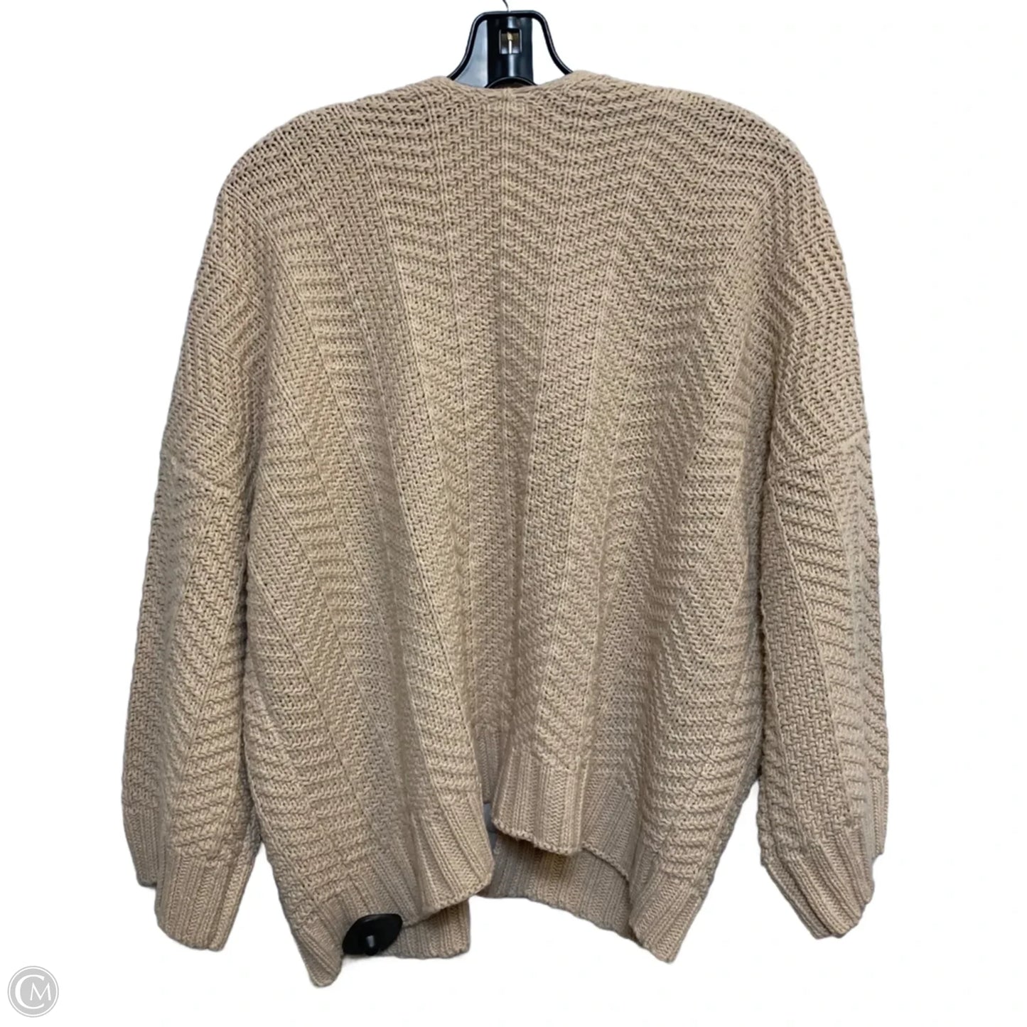 Sweater Cardigan By Sadie & Sage In Peach, Size: M