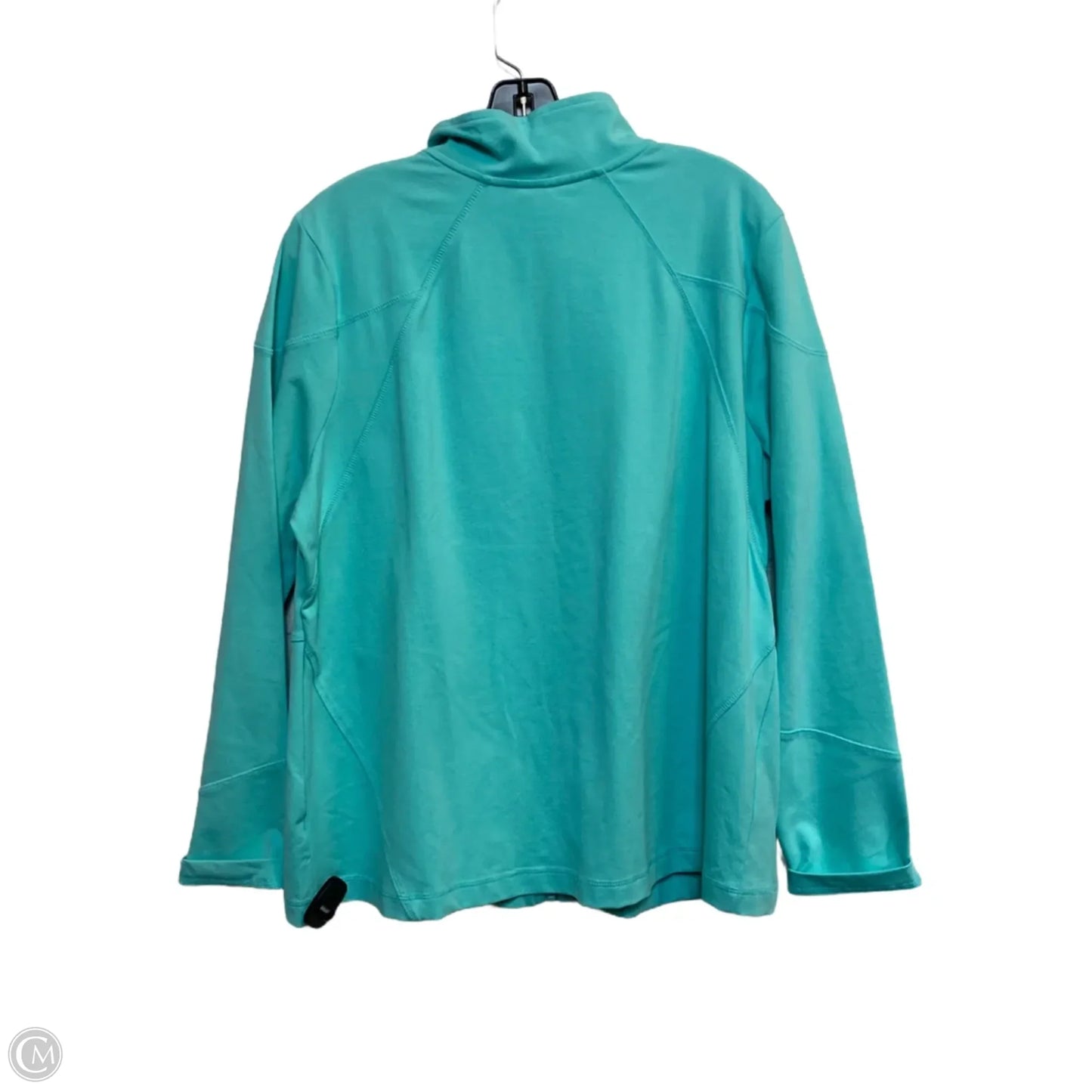 Athletic Jacket By Talbots In Green, Size: 1x