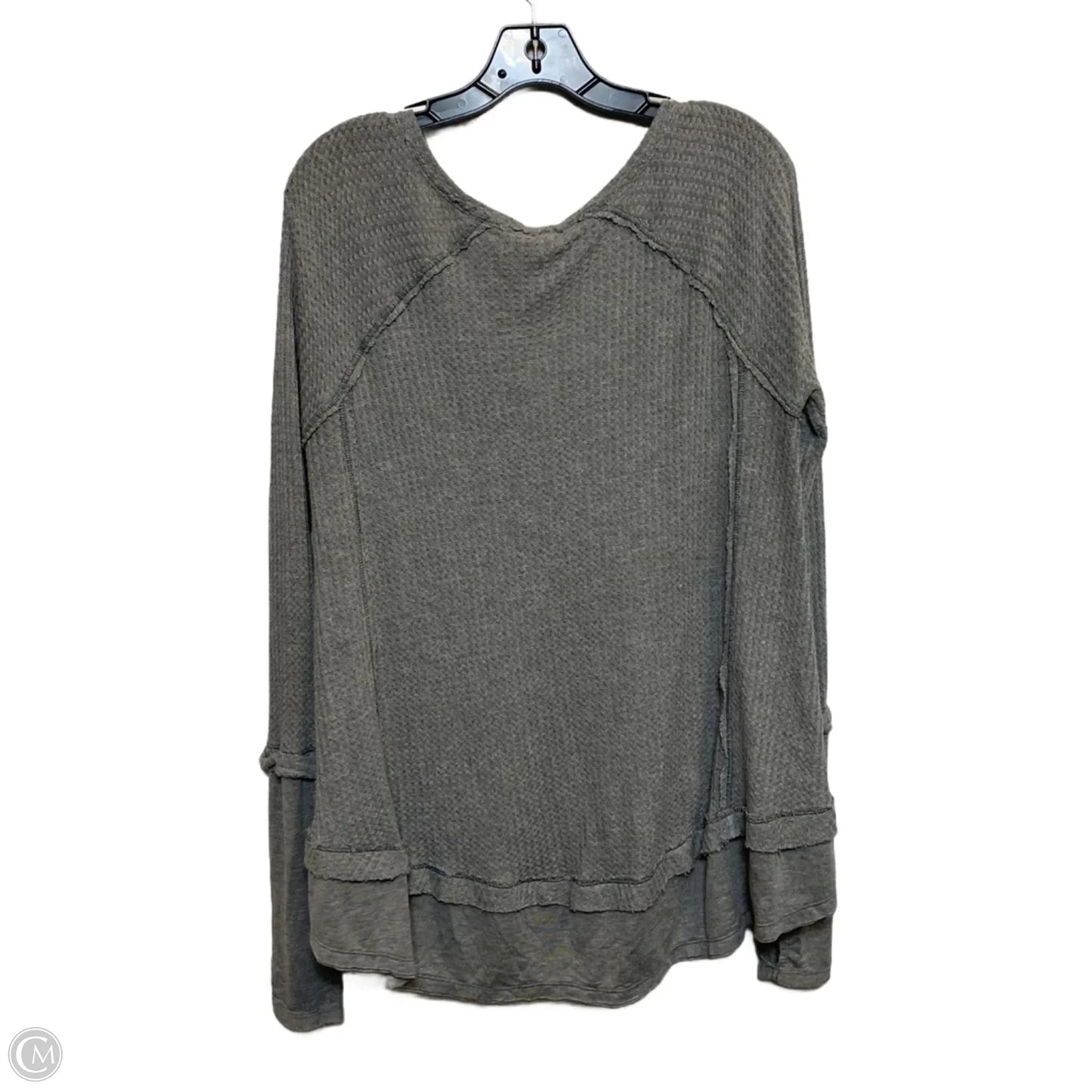 Top Long Sleeve By We The Free In Grey, Size: Xs