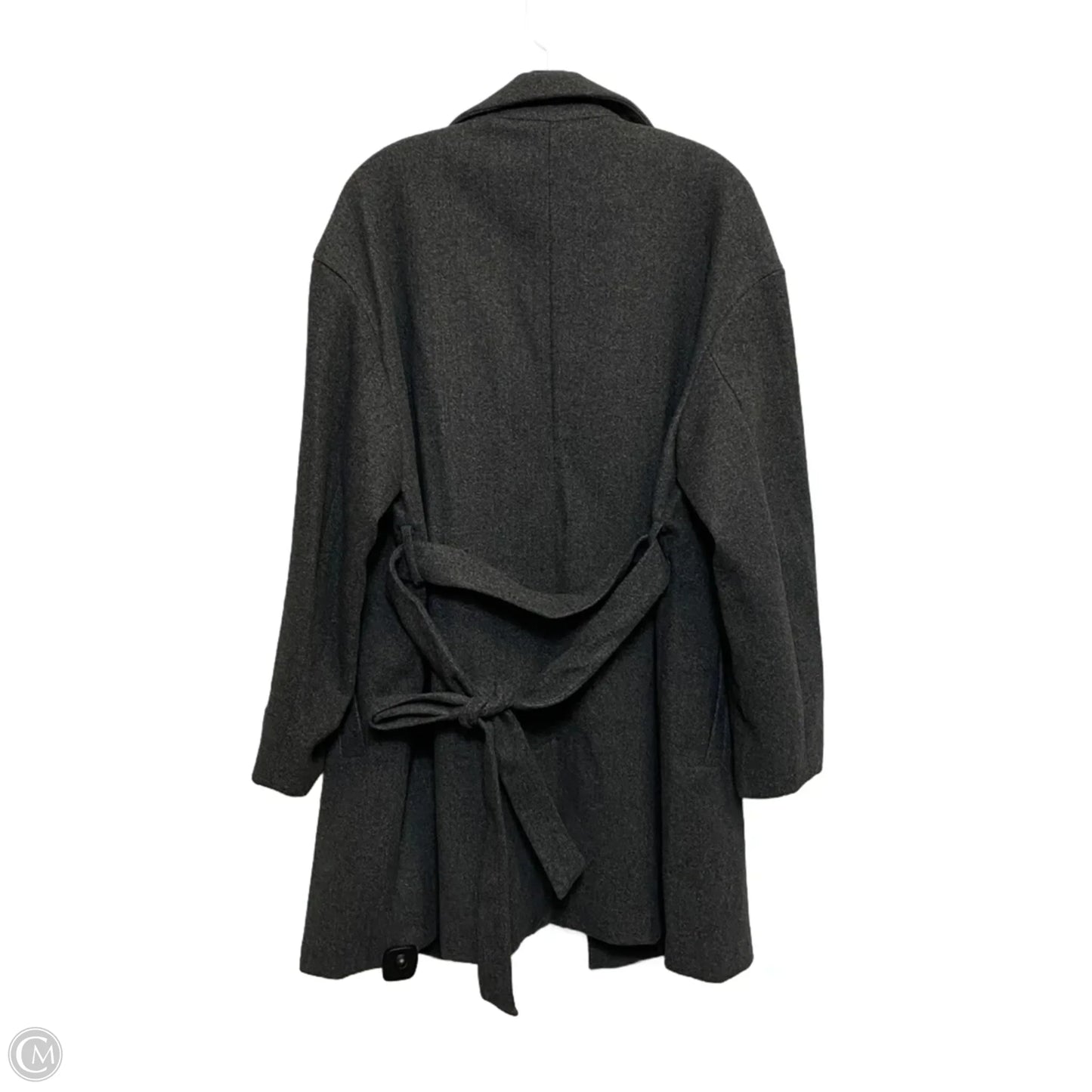 Coat Peacoat By Primark In Grey, Size: L