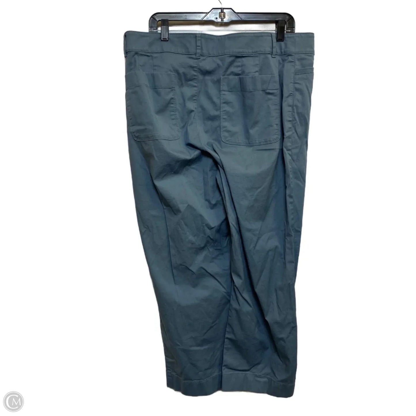 Pants Cropped By Loft In Blue, Size: 16