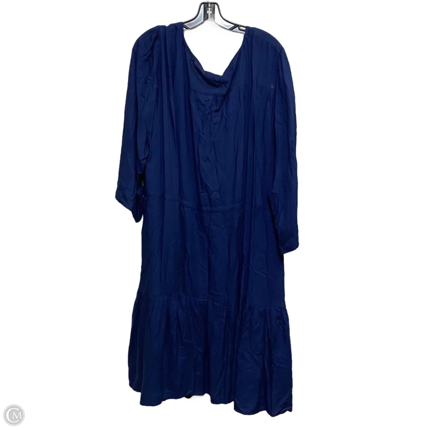 Dress Casual Short By Loralette In Blue, Size: 5x