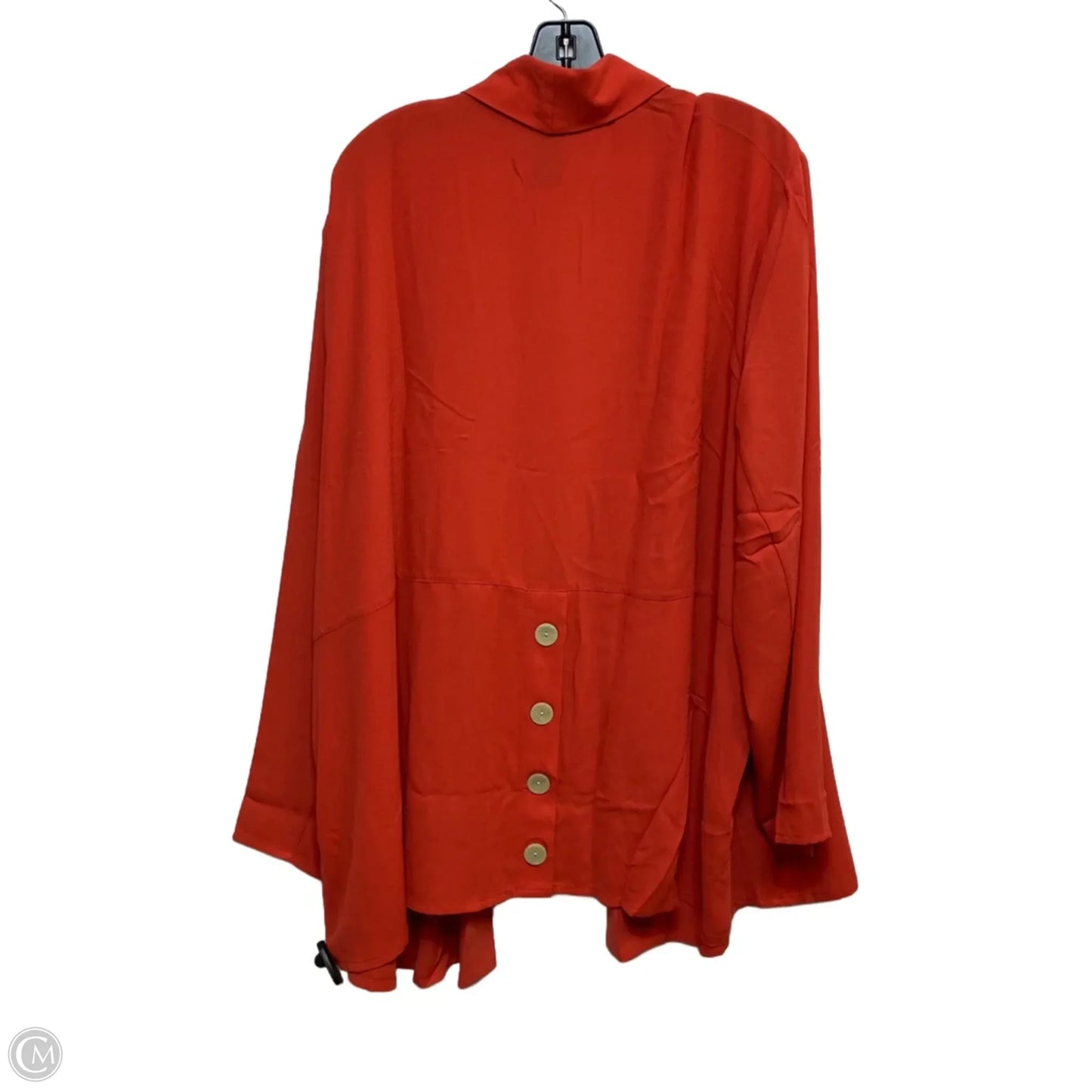 Cardigan By Catherines In Red, Size: 4x