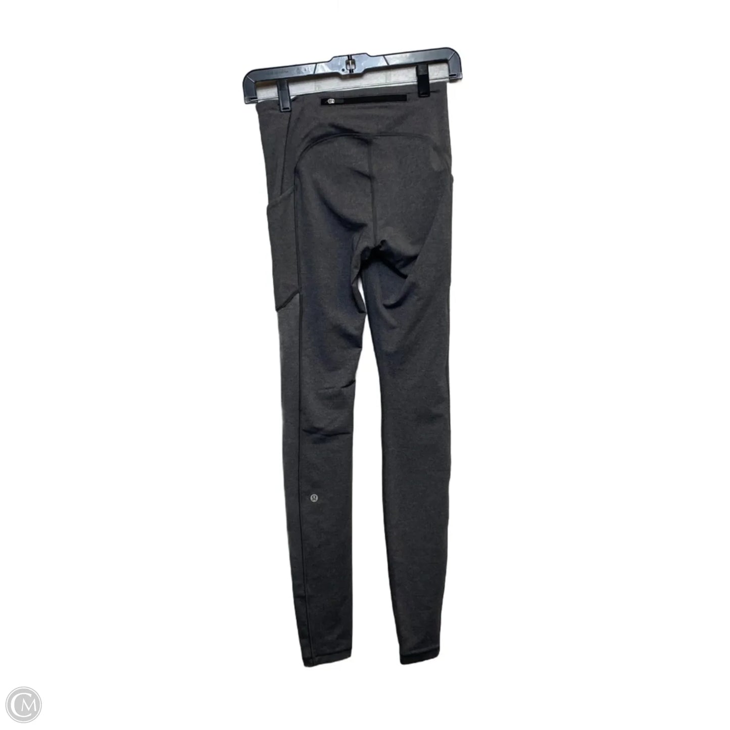 Athletic Leggings Designer By Lululemon In Grey, Size: S