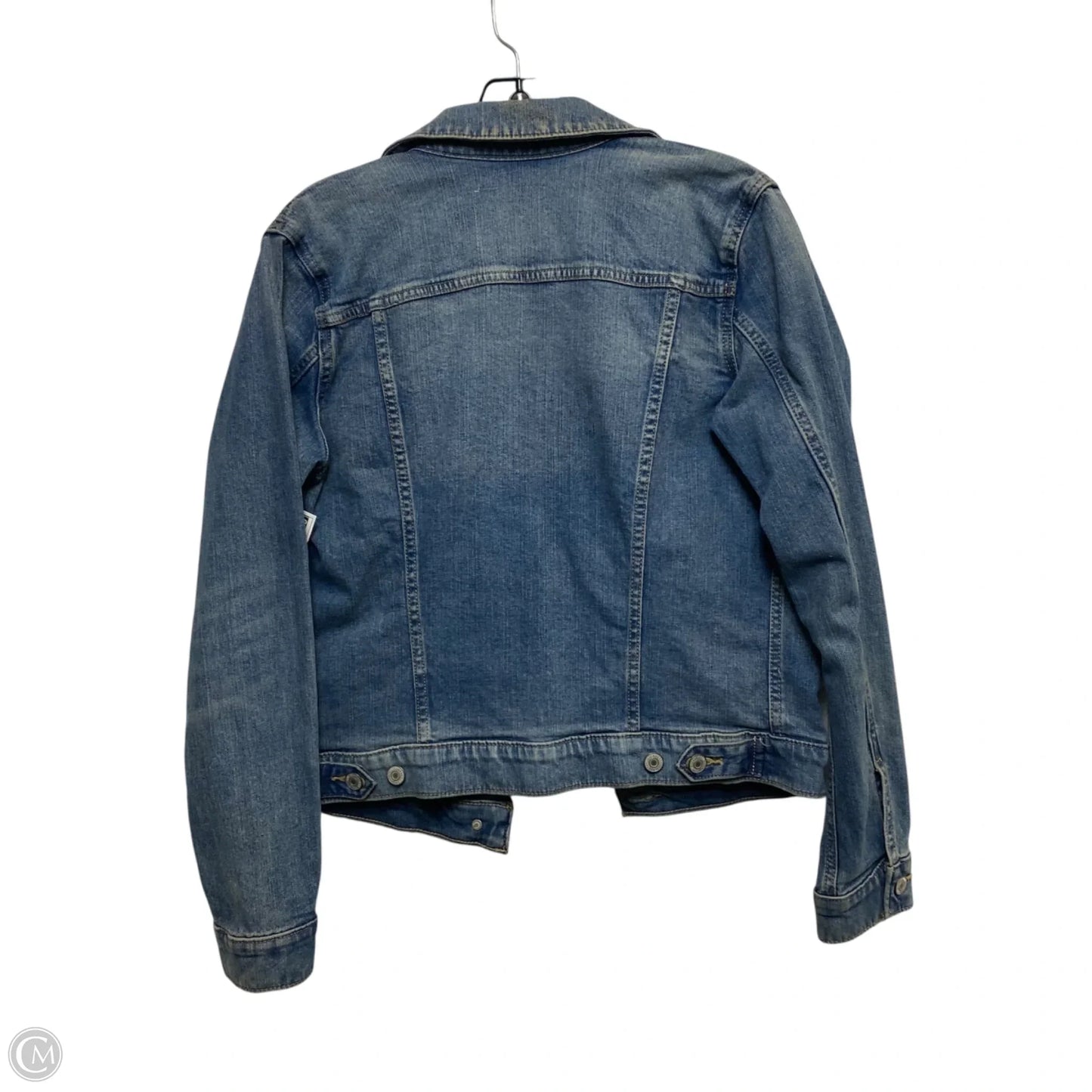 Jacket Denim By Lucky Brand In Blue Denim, Size: S