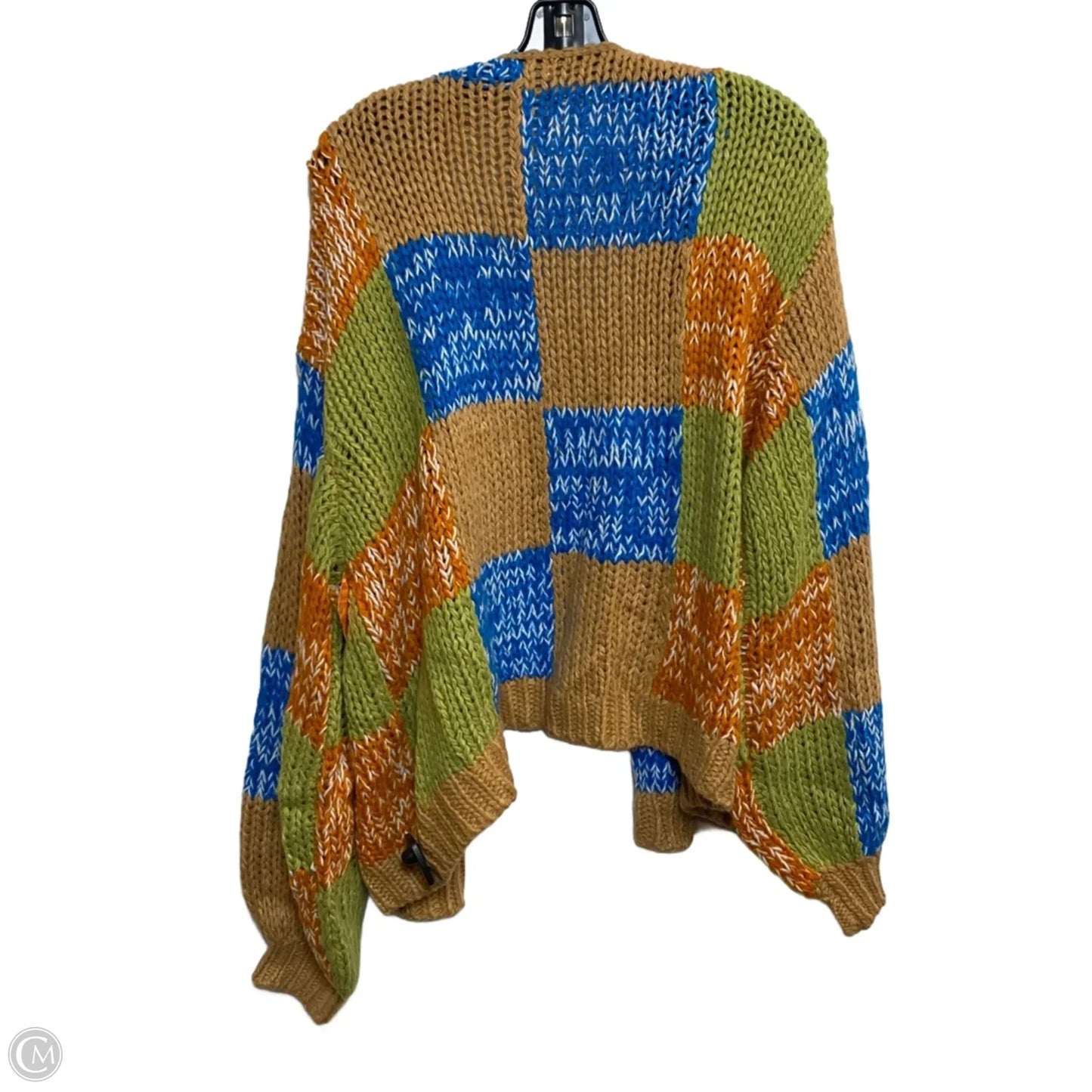 Sweater Cardigan By Cato In Brown, Size: 1x