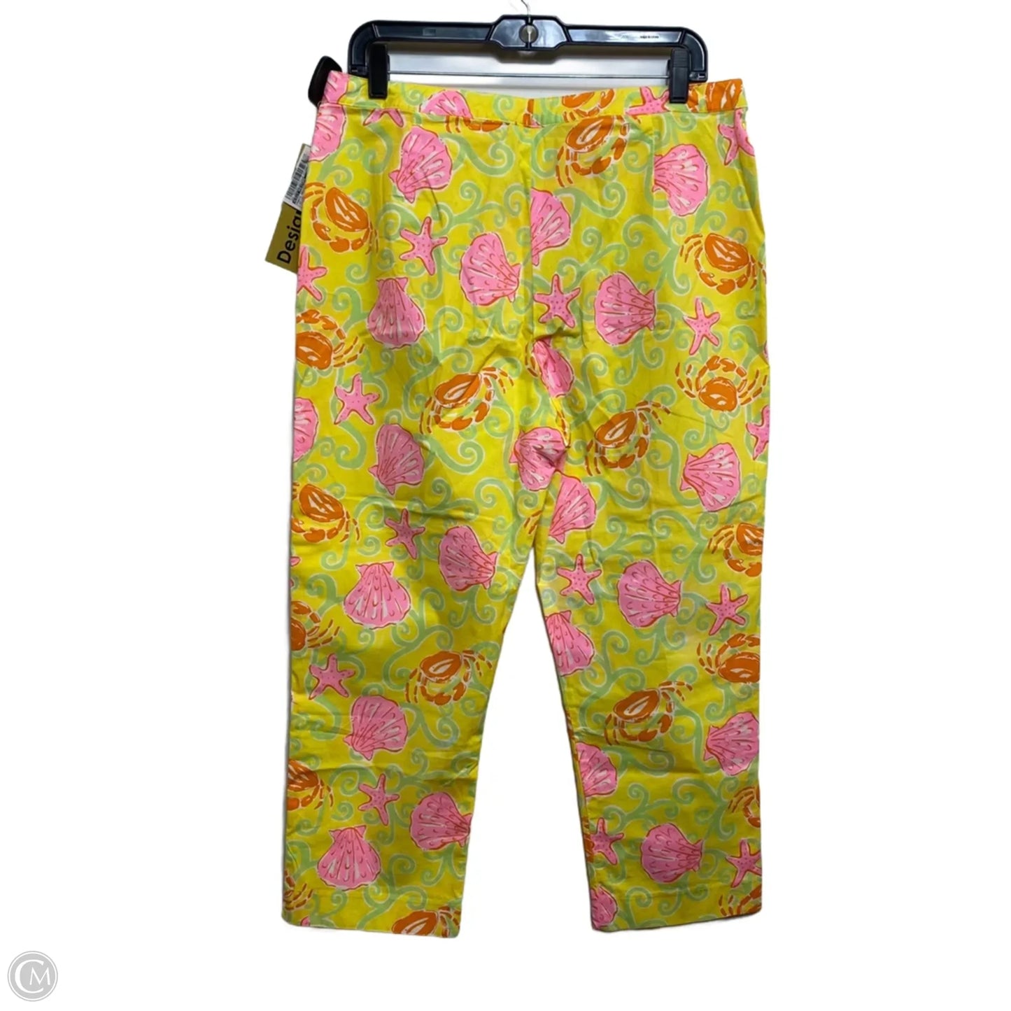 Pants Designer By Lilly Pulitzer In Yellow, Size: 12