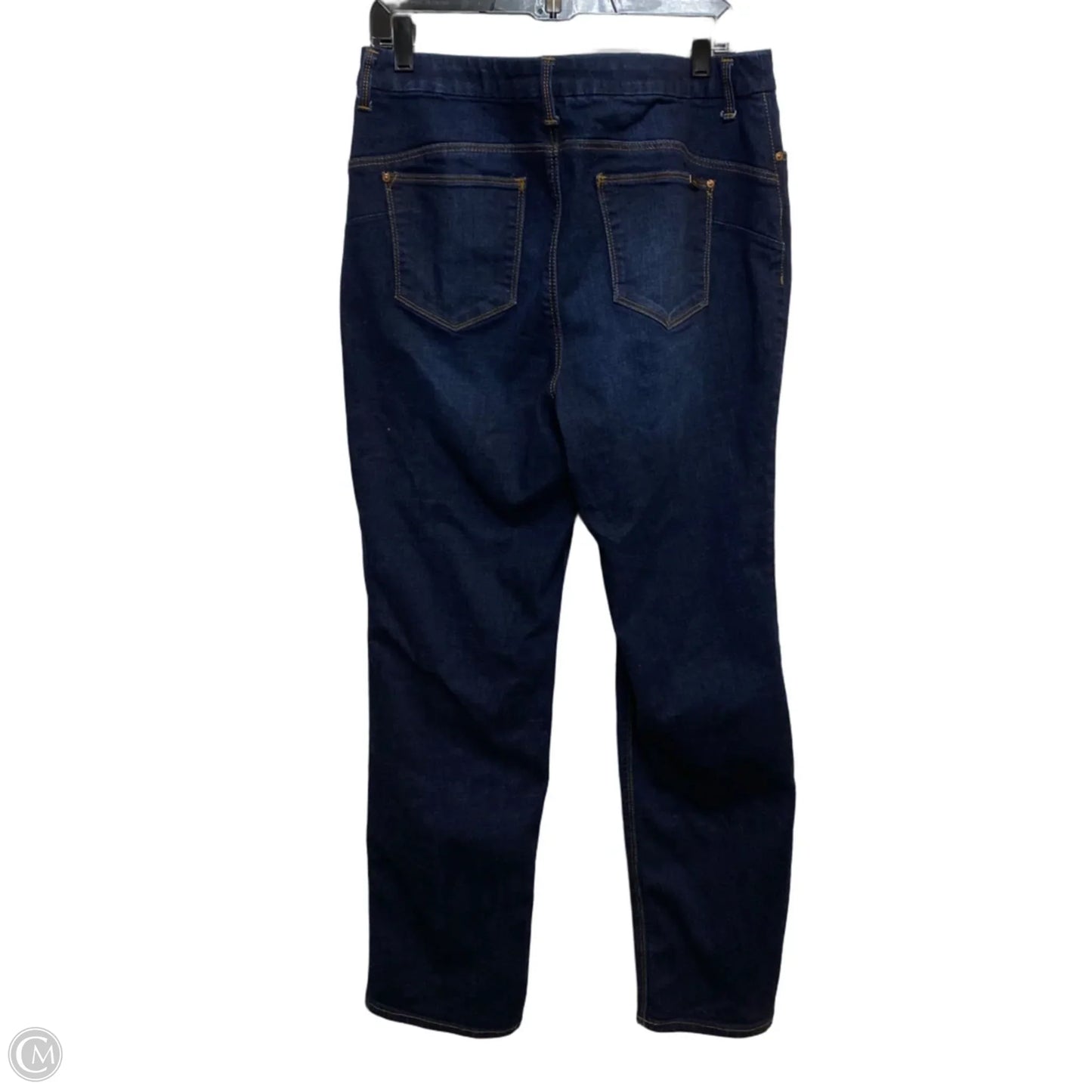 Jeans Skinny By Chicos In Blue Denim, Size: L