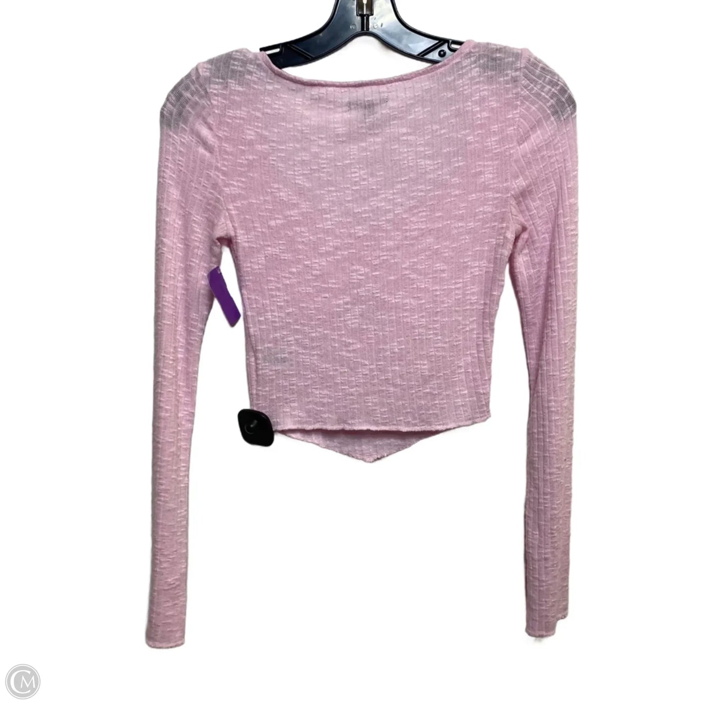 Top Long Sleeve By Wild Fable In Pink, Size: Xs