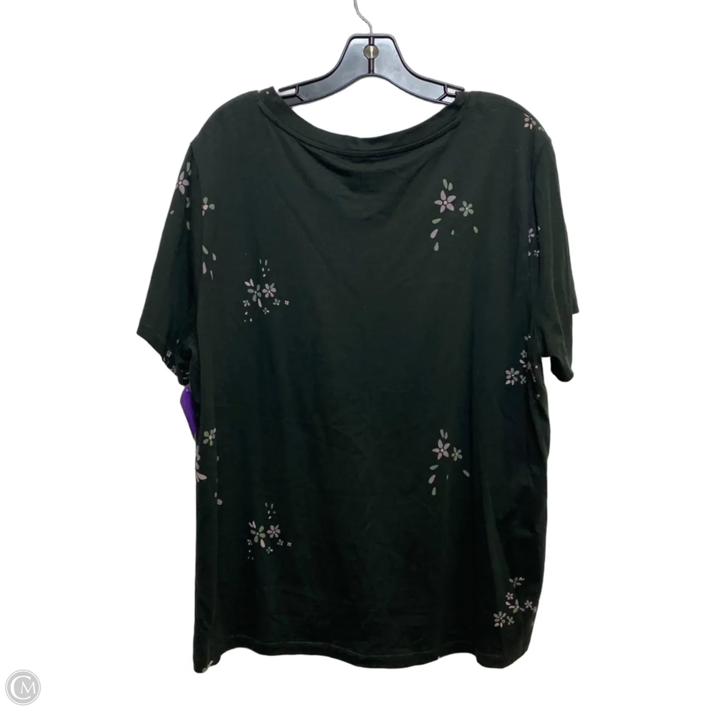 Top Short Sleeve Basic By Splendid In Green, Size: Xxl