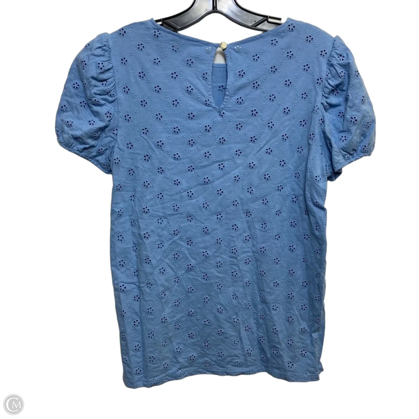 Top Short Sleeve By Draper James In Blue, Size: S