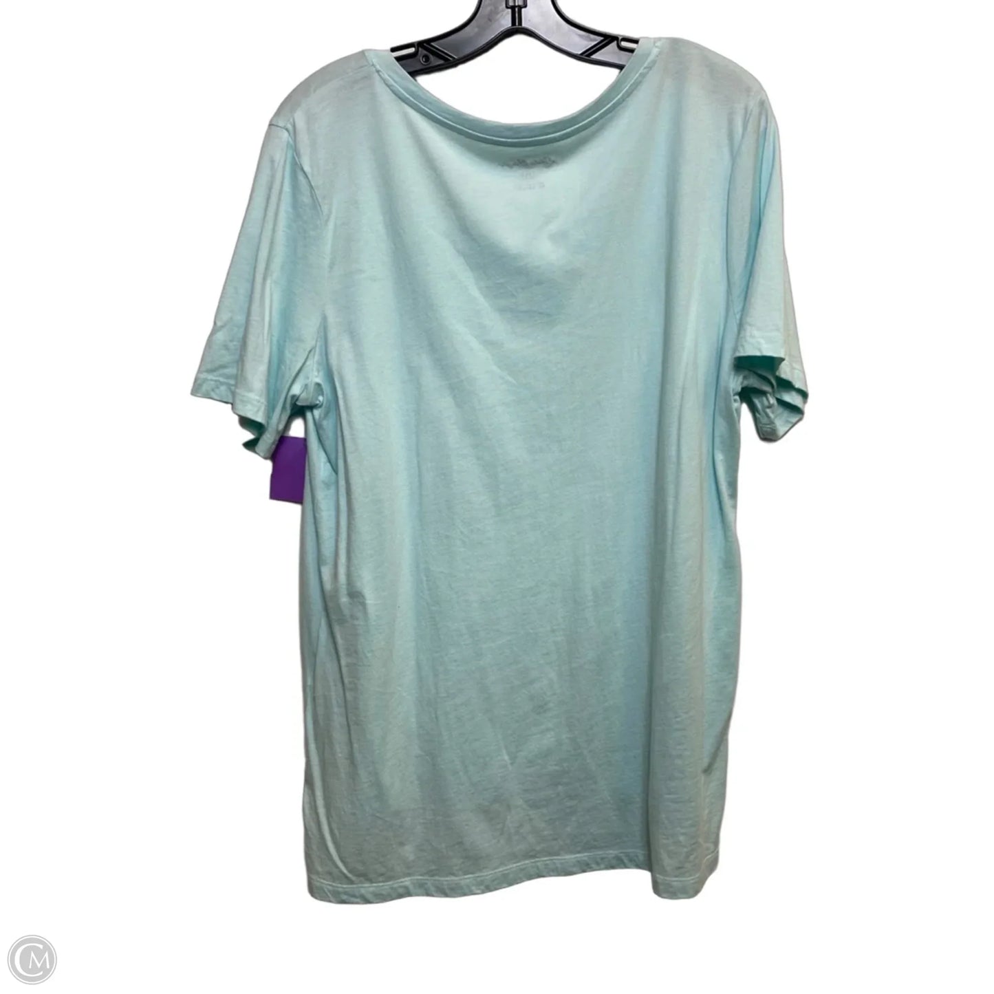 Top Short Sleeve Basic By Eddie Bauer In Blue, Size: Xl