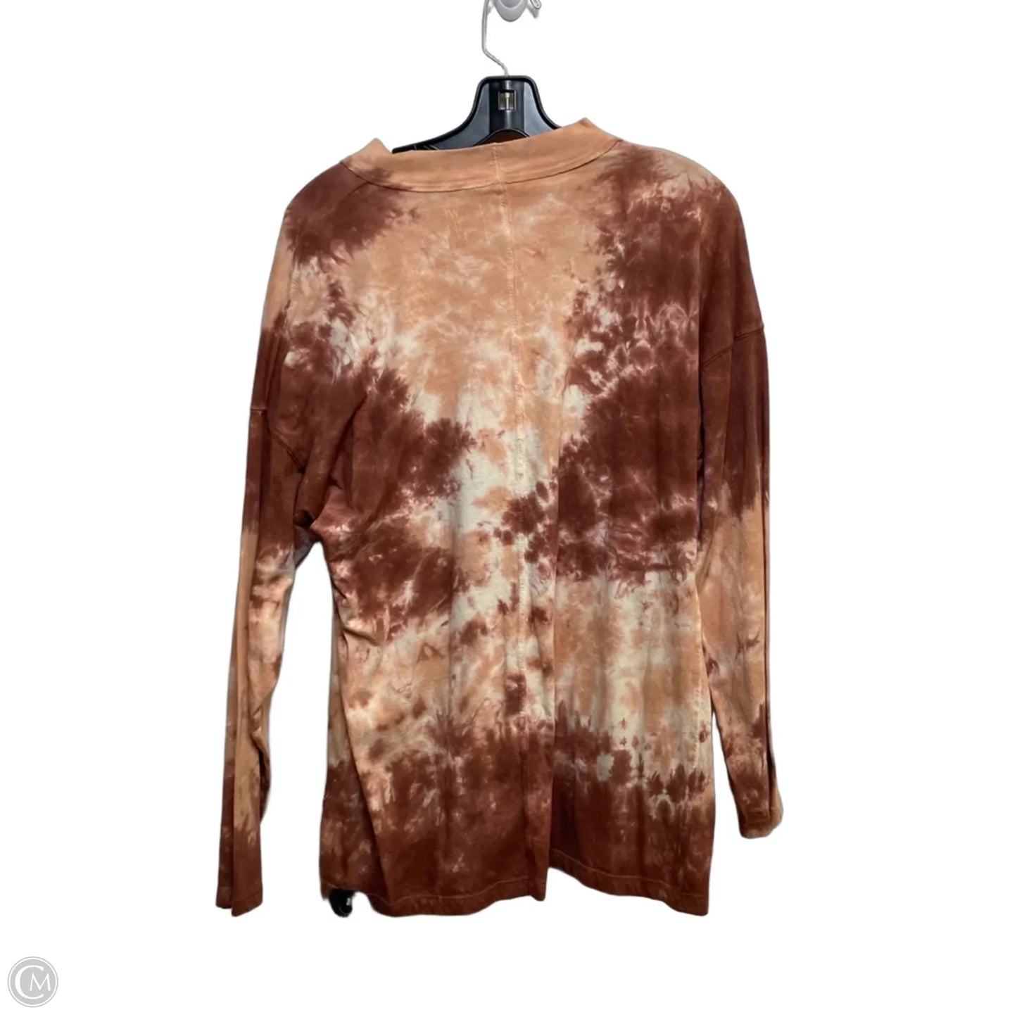 Top Long Sleeve By We The Free In Orange & Red, Size: S