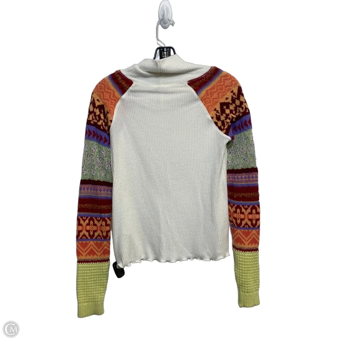 Top Long Sleeve By Free People In Cream, Size: Xs