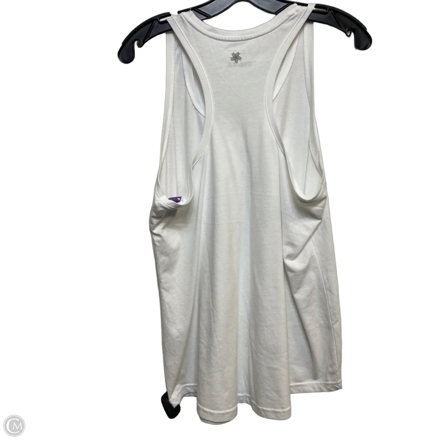 Athletic Tank Top By Tek Gear In White, Size: L