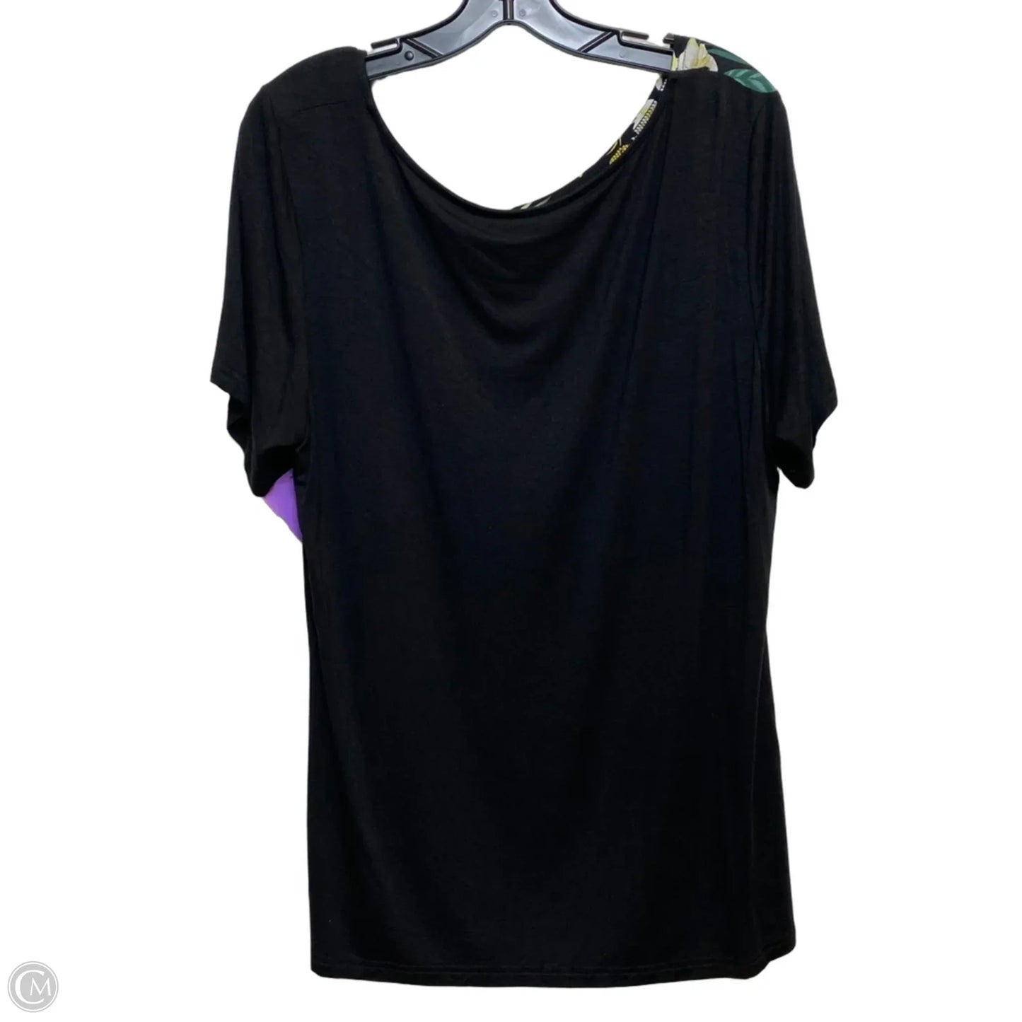 Top Short Sleeve By Cmf In Black, Size: Xl