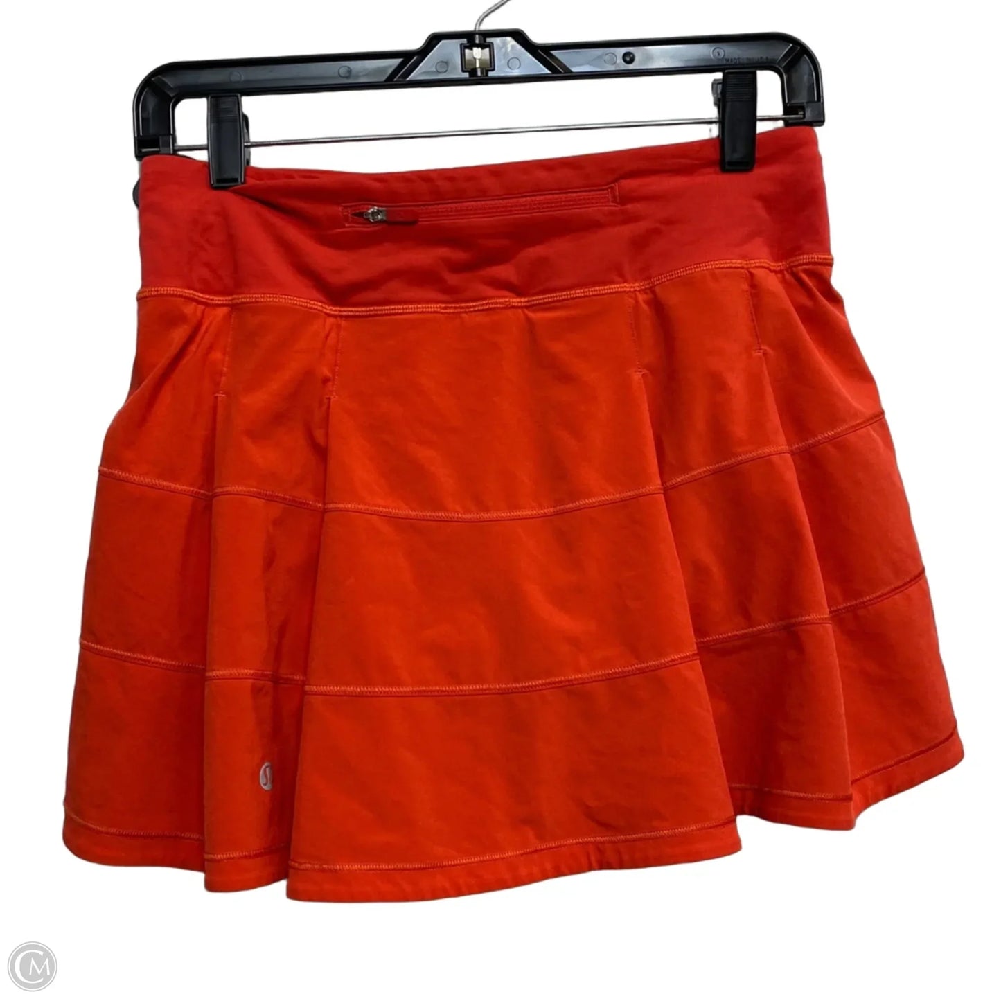 Athletic Skort Designer By Lululemon In Red, Size: S