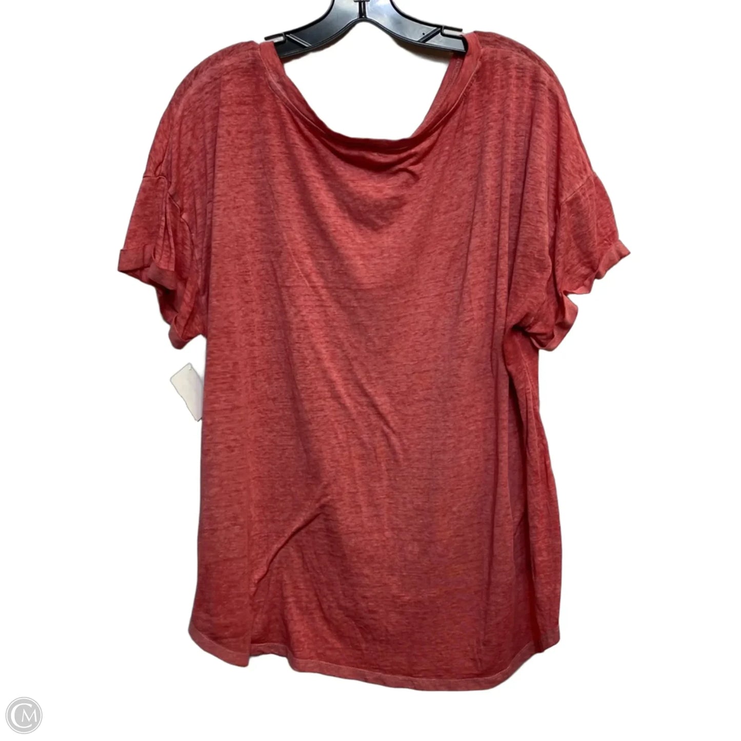 Top Short Sleeve By Maurices In Red, Size: 2x