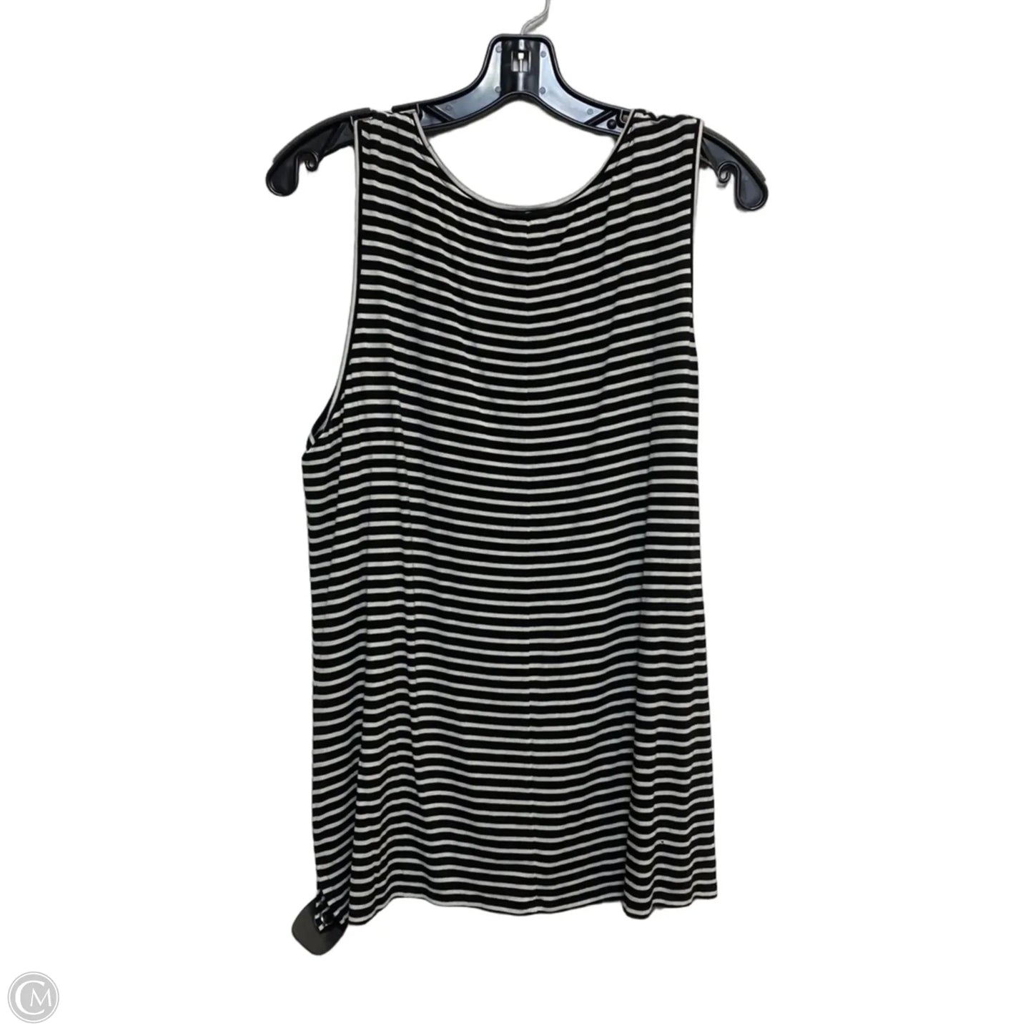 Top Sleeveless Basic By White House Black Market In Black & White, Size: L
