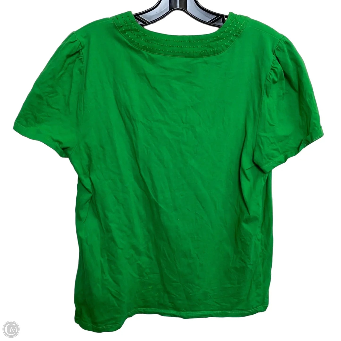Top Short Sleeve By Rafaella In Green, Size: L