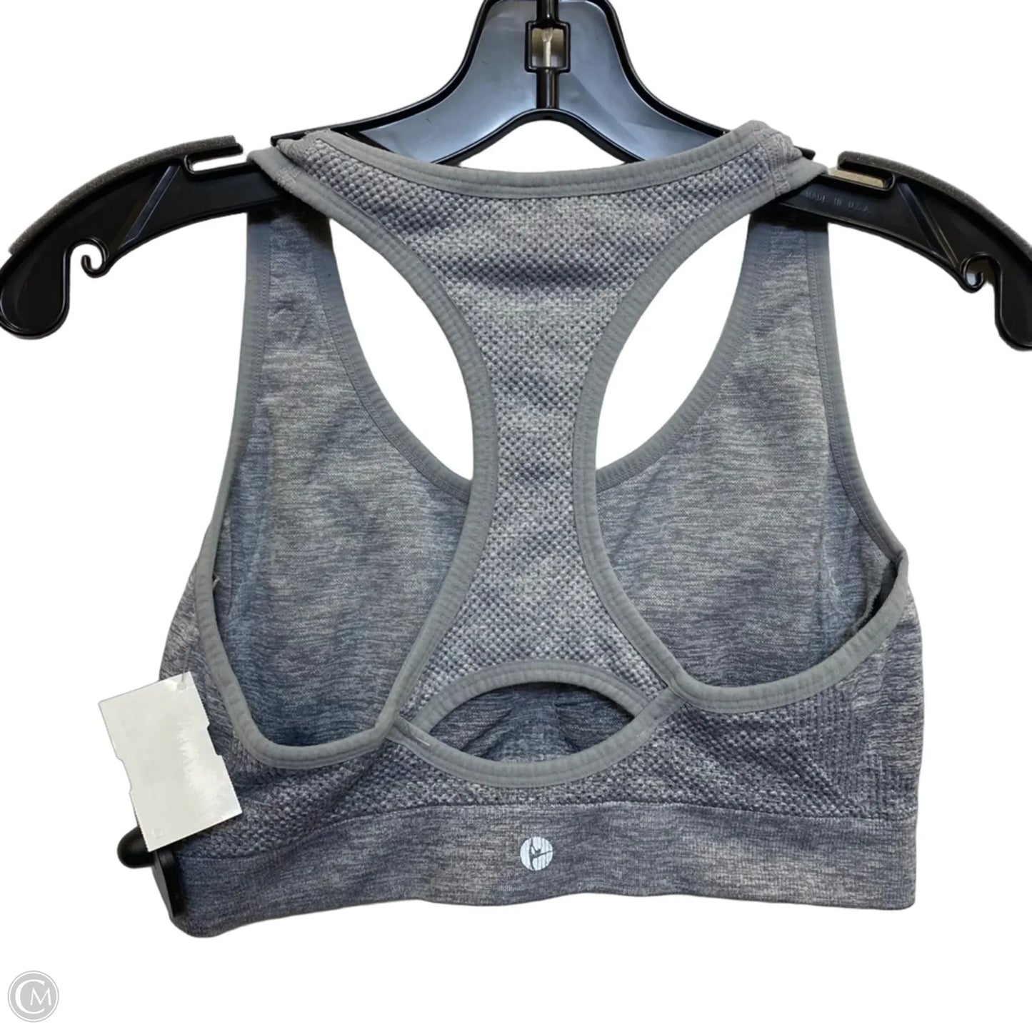 Athletic Bra By 90 Degrees By Reflex In Grey, Size: L
