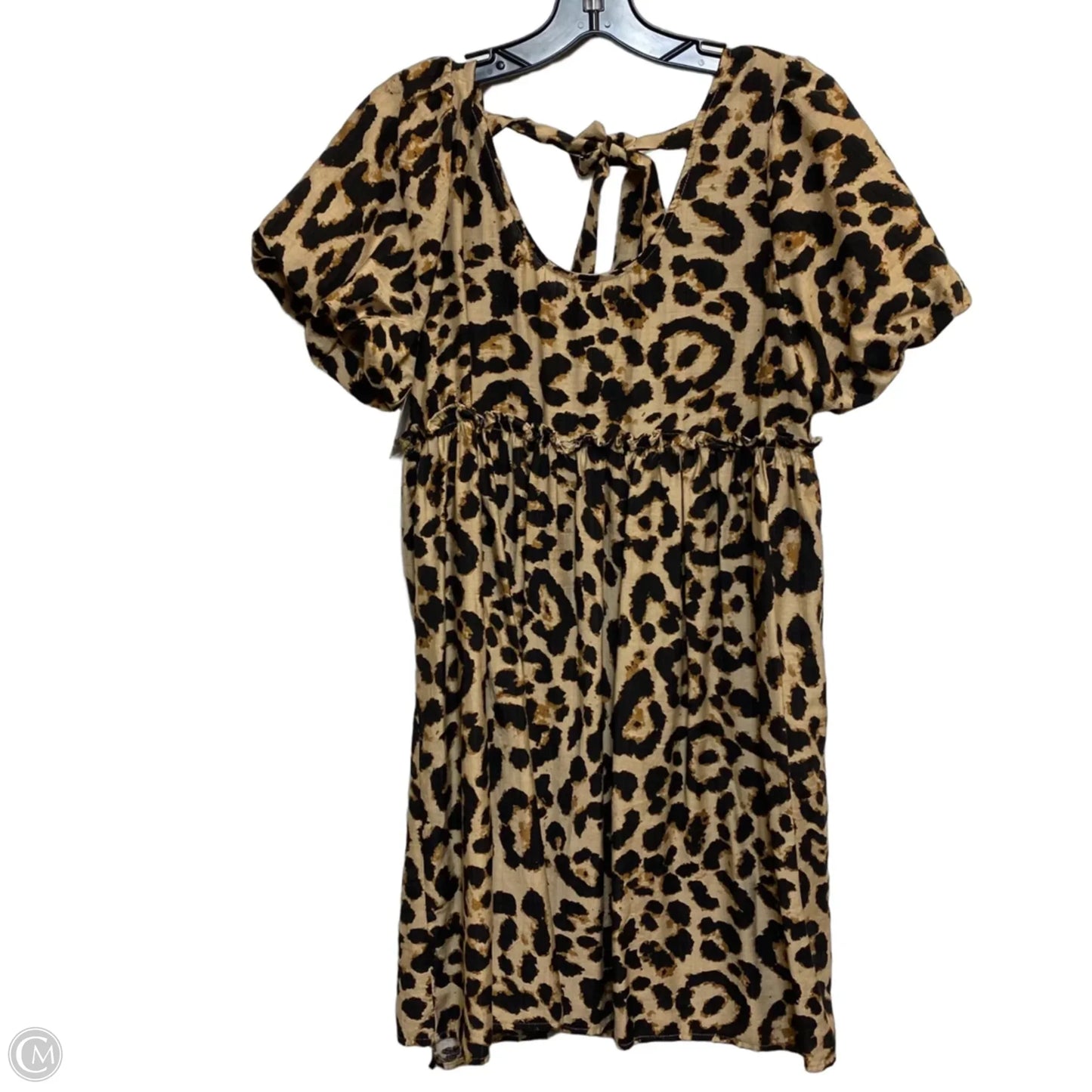 Dress Casual Short By Bibi In Animal Print, Size: S