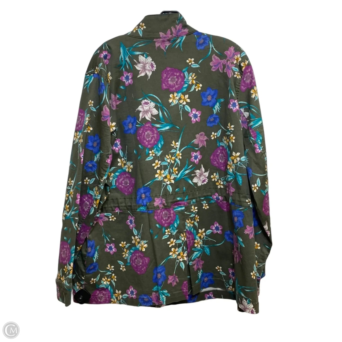 Jacket Utility By Lane Bryant In Green, Size: 3x
