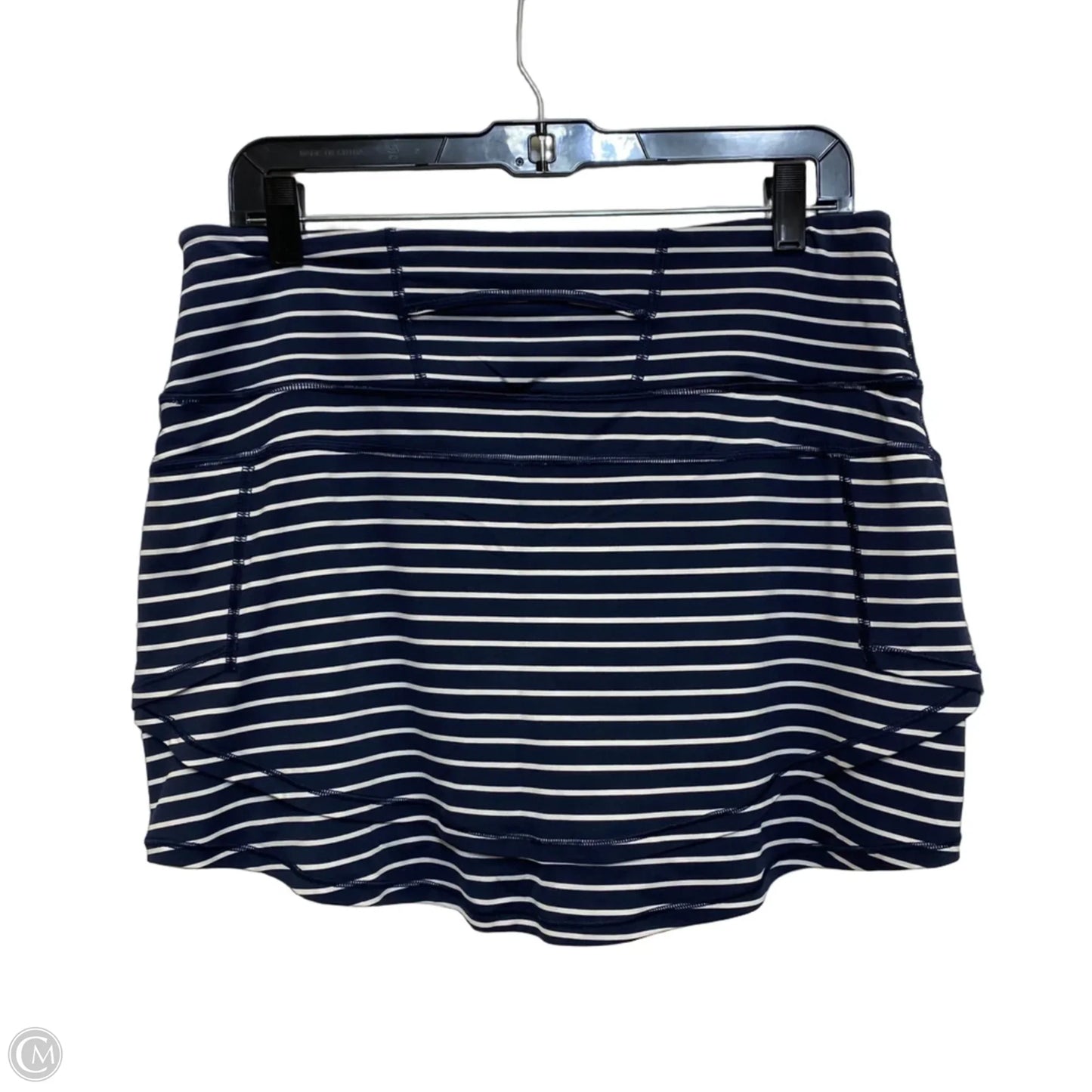 Athletic Skort By Athleta In Blue & White, Size: M