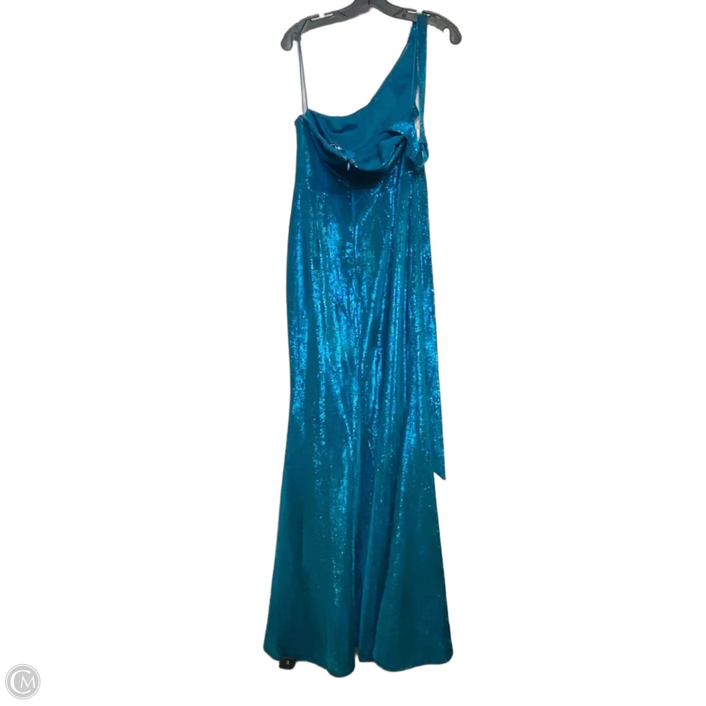 Dress Party Long By Fashion Nova In Blue, Size: L