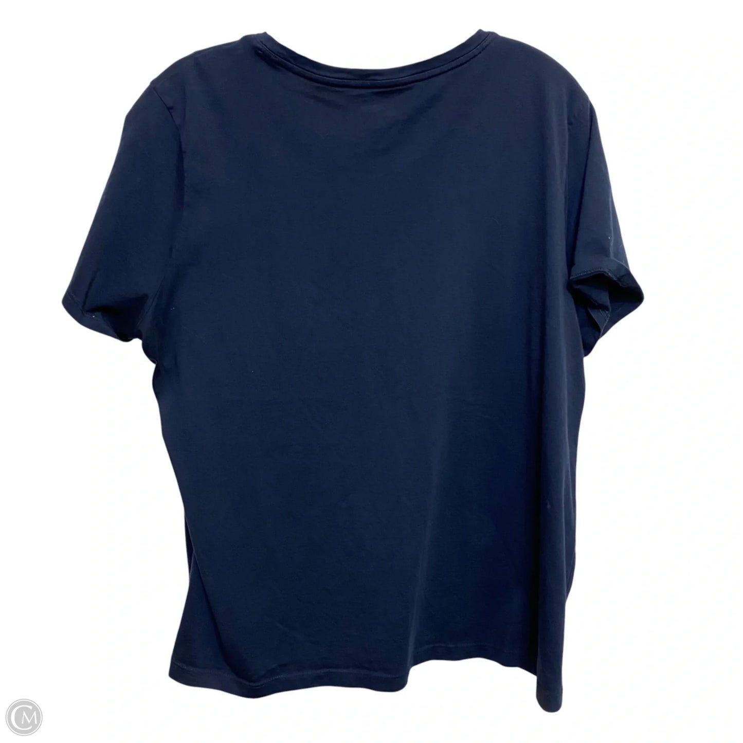 Top Short Sleeve Basic By Lands End In Navy, Size: Xl