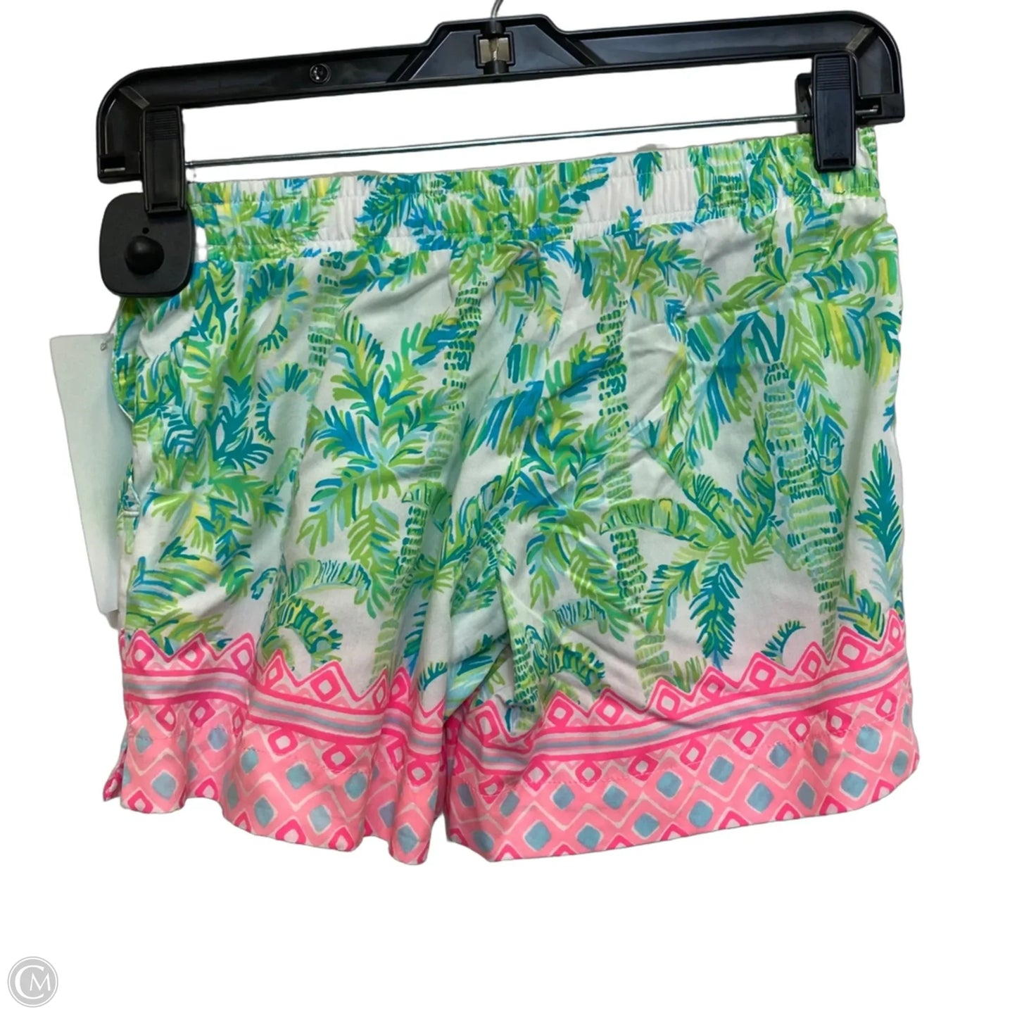 Shorts Designer By Lilly Pulitzer In Green & Pink, Size: Xxs