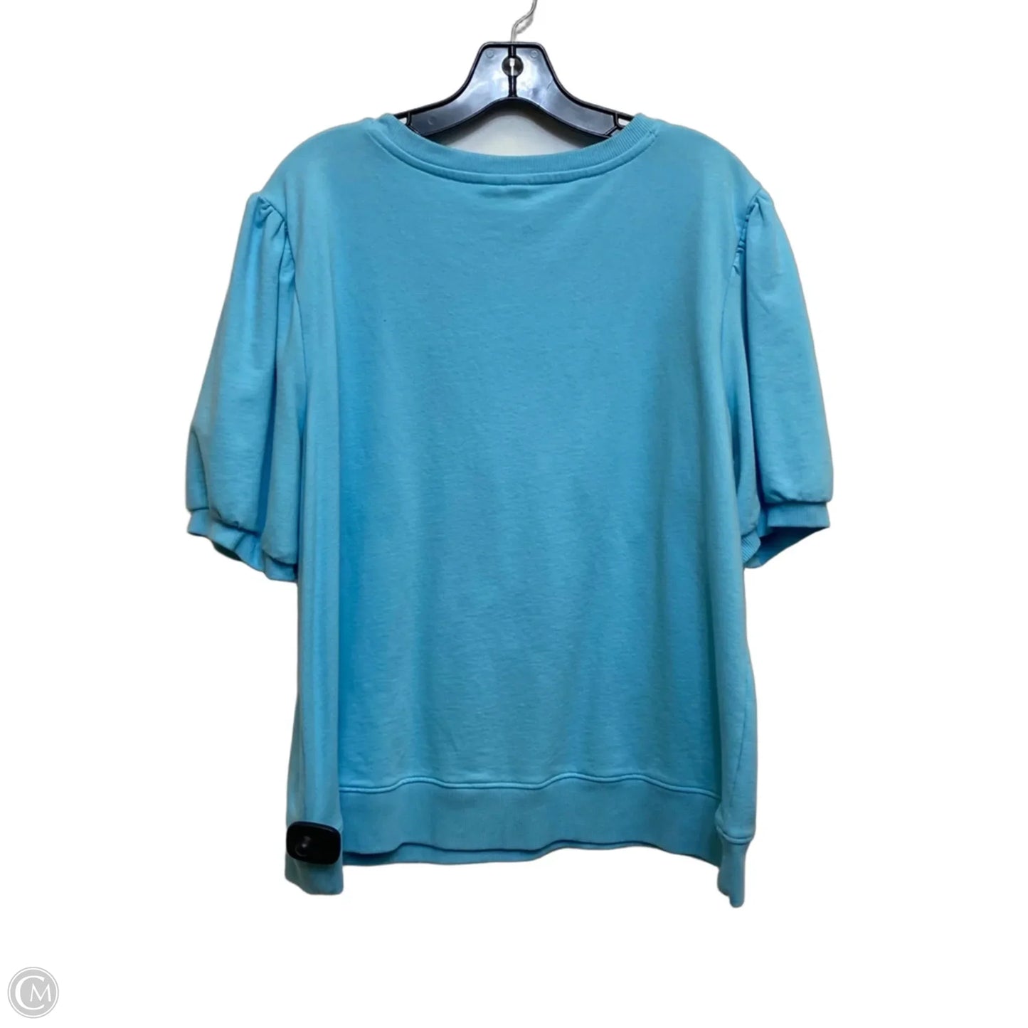 Top Short Sleeve By Cato In Blue, Size: Xl