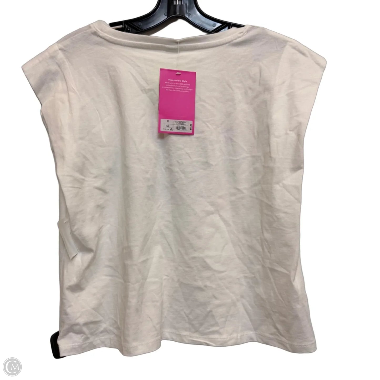 Top Sleeveless Designer By Target-designer In White, Size: M
