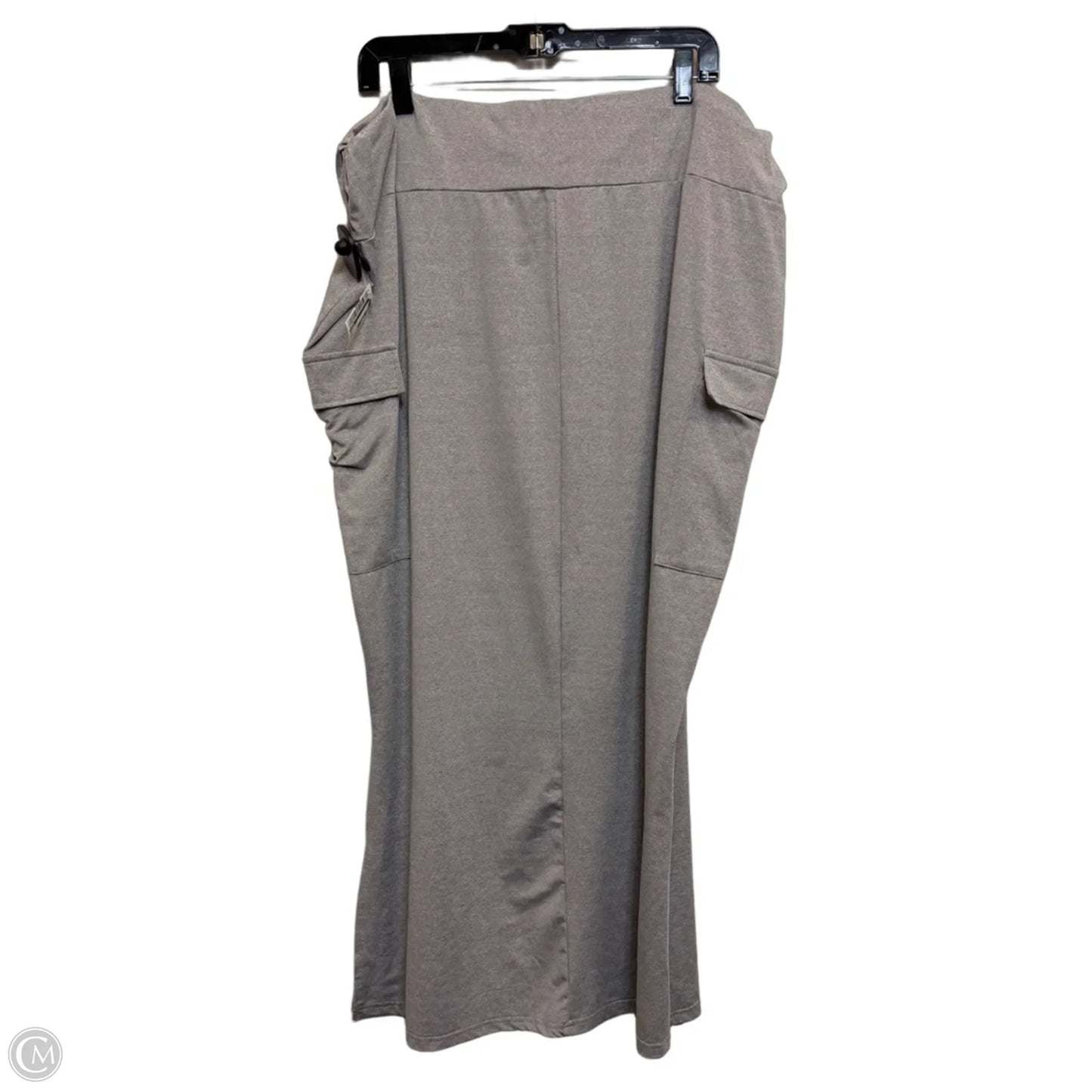 Skirt Maxi By Shein In Grey, Size: 4x