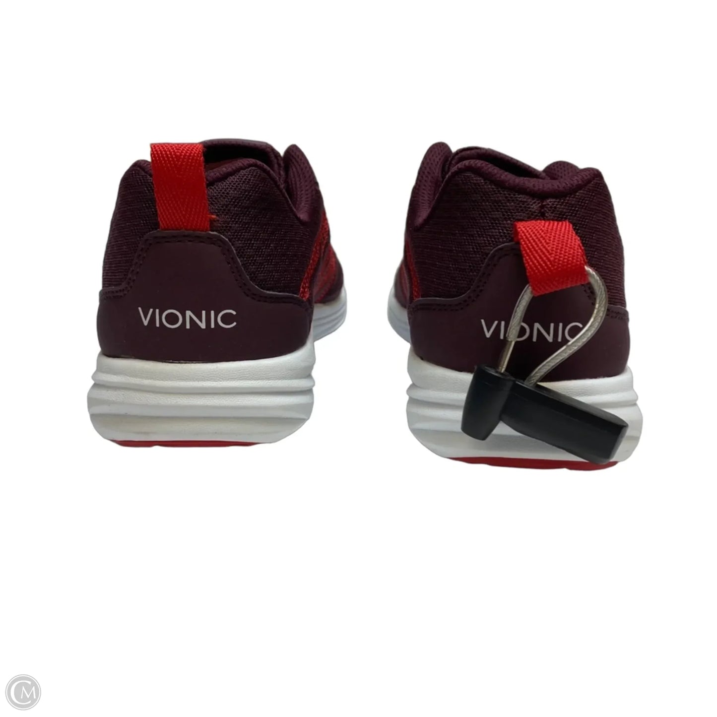 Shoes Athletic By Vionic In Maroon, Size: 7.5