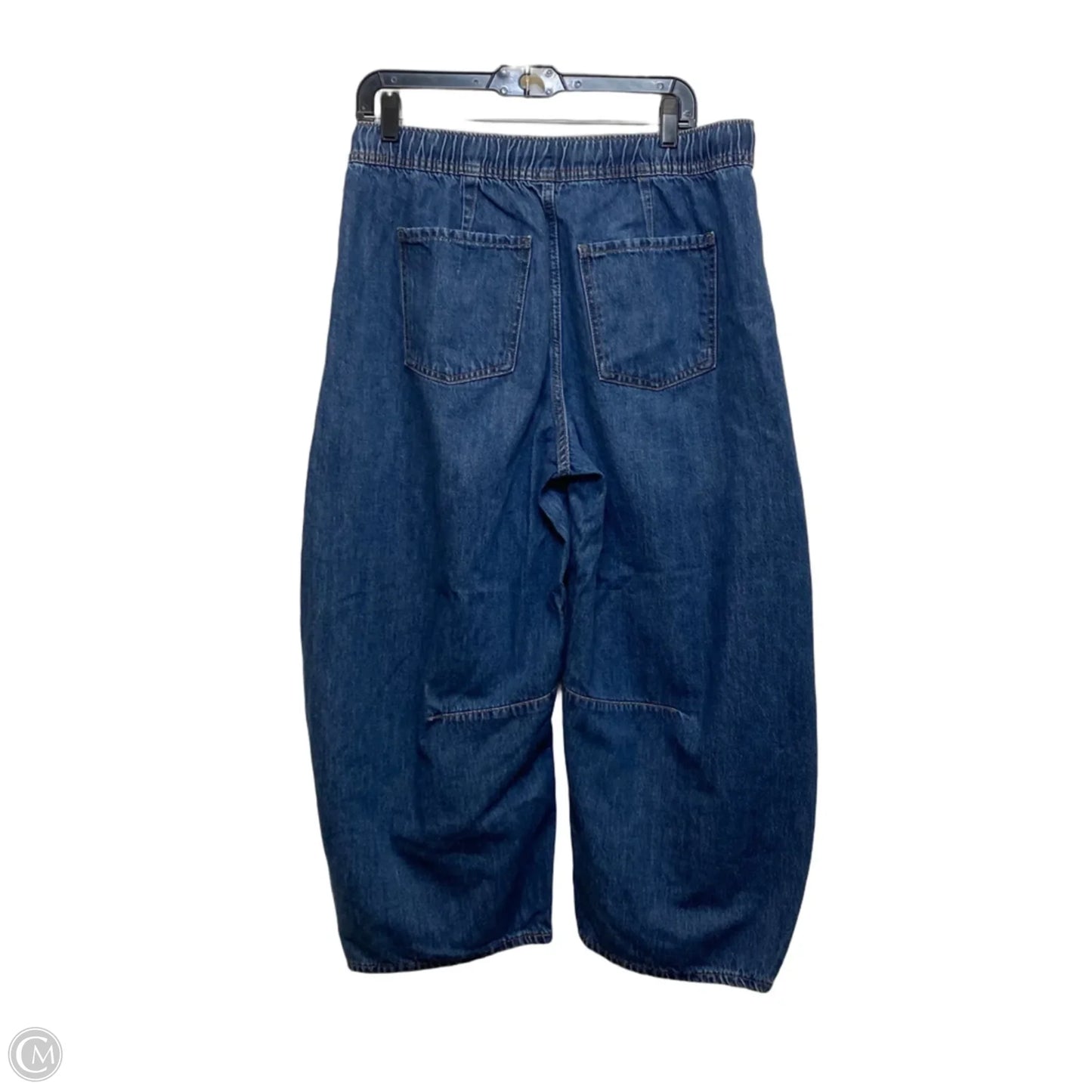 Jeans Barrel Leg By Old Navy In Blue Denim, Size: Mp