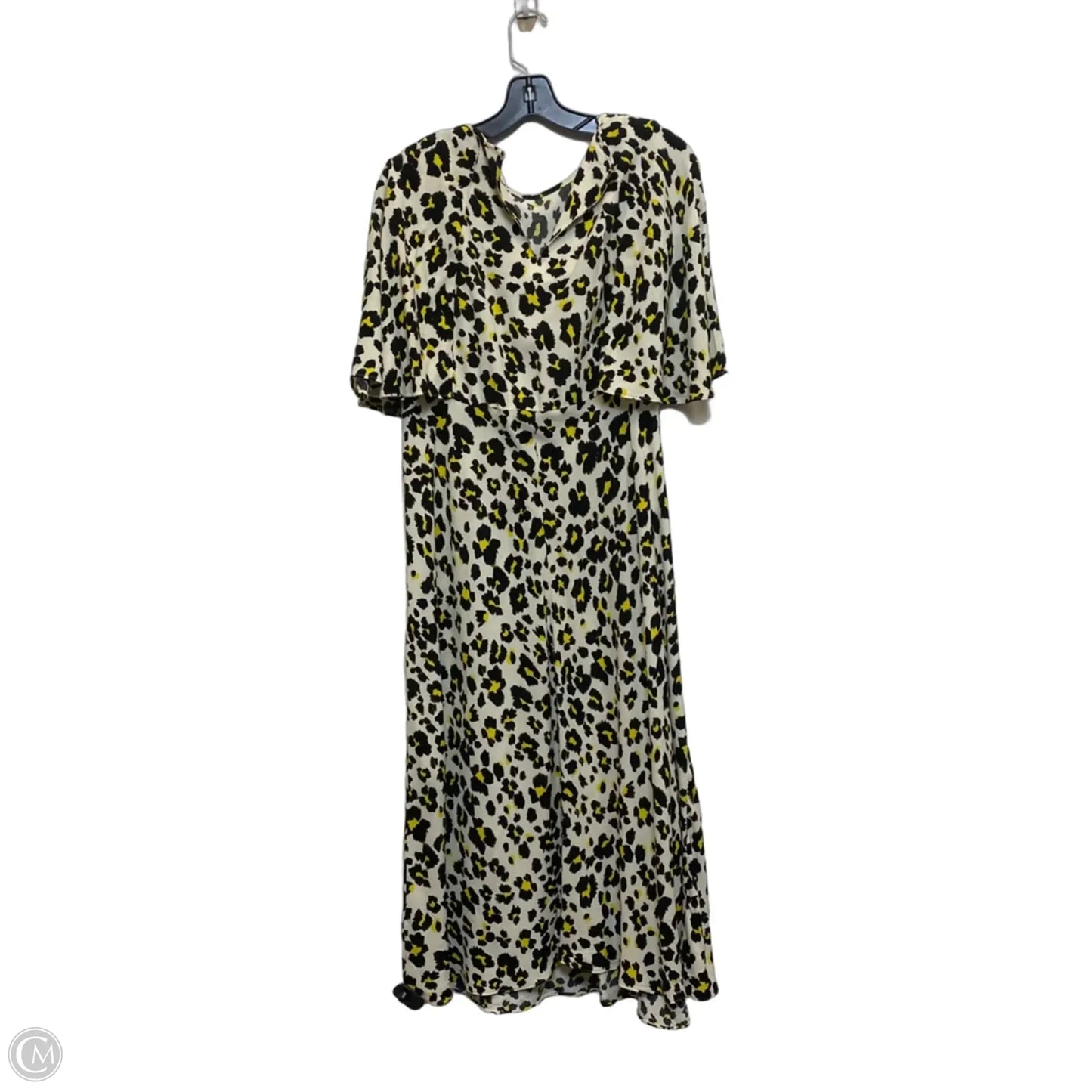 Dress Casual Midi By Mark & Spencers In Animal Print, Size: Lp
