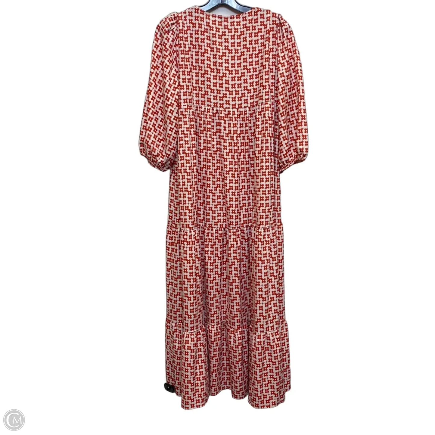 Dress Casual Maxi By Collection By Cezelle In Red & White, Size: S