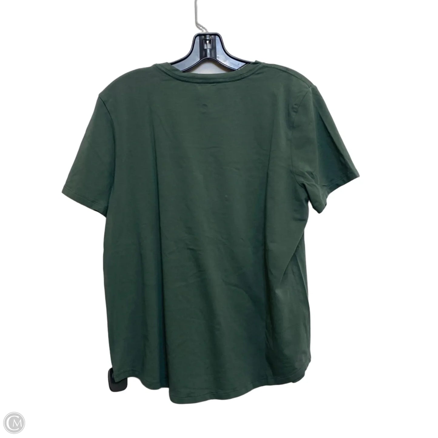 Athletic Top Short Sleeve Designer By Lululemon In Green, Size: M