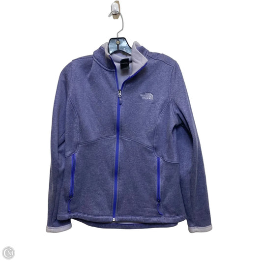 Athletic Jacket By The North Face In Purple, Size: L