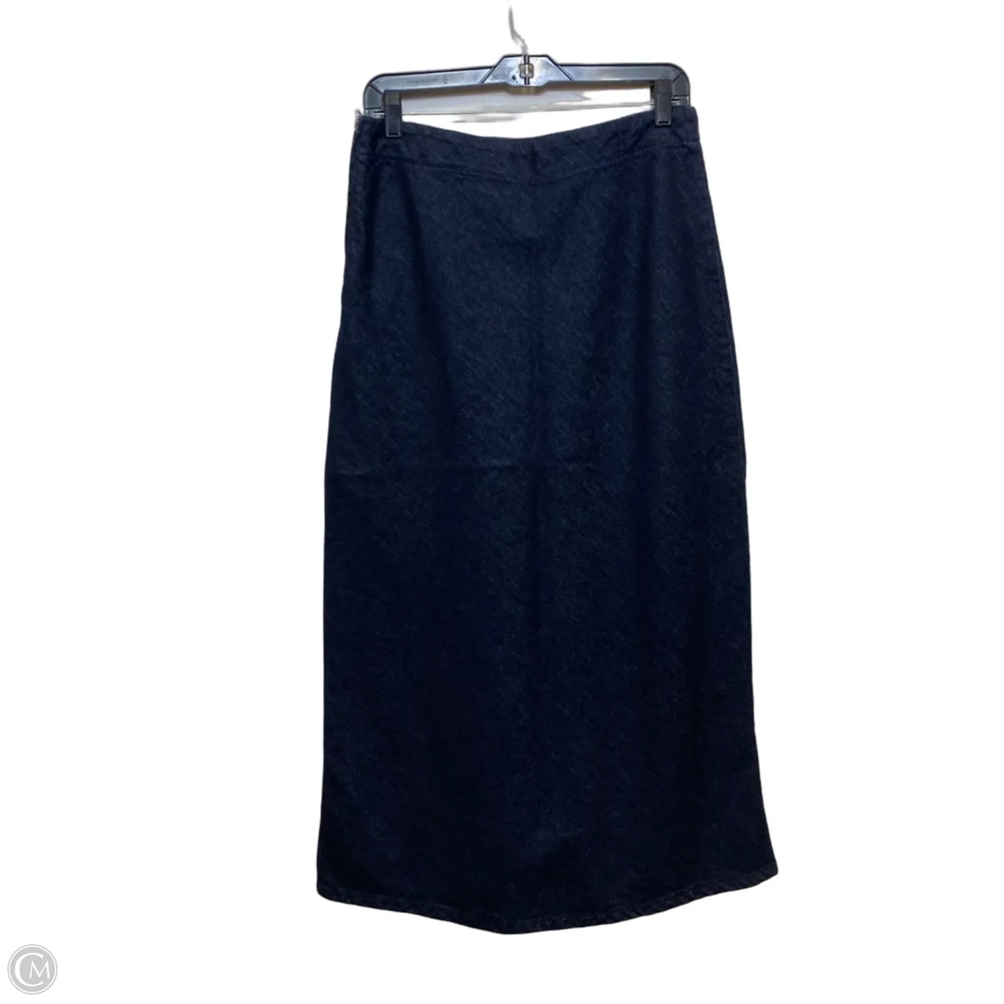 Skirt Maxi By Zara In Blue Denim, Size: M