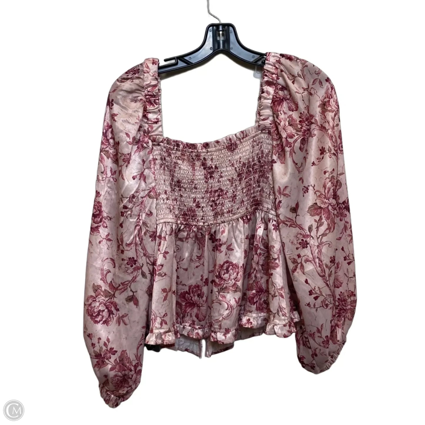 Top Long Sleeve By Altard State In Pink, Size: M