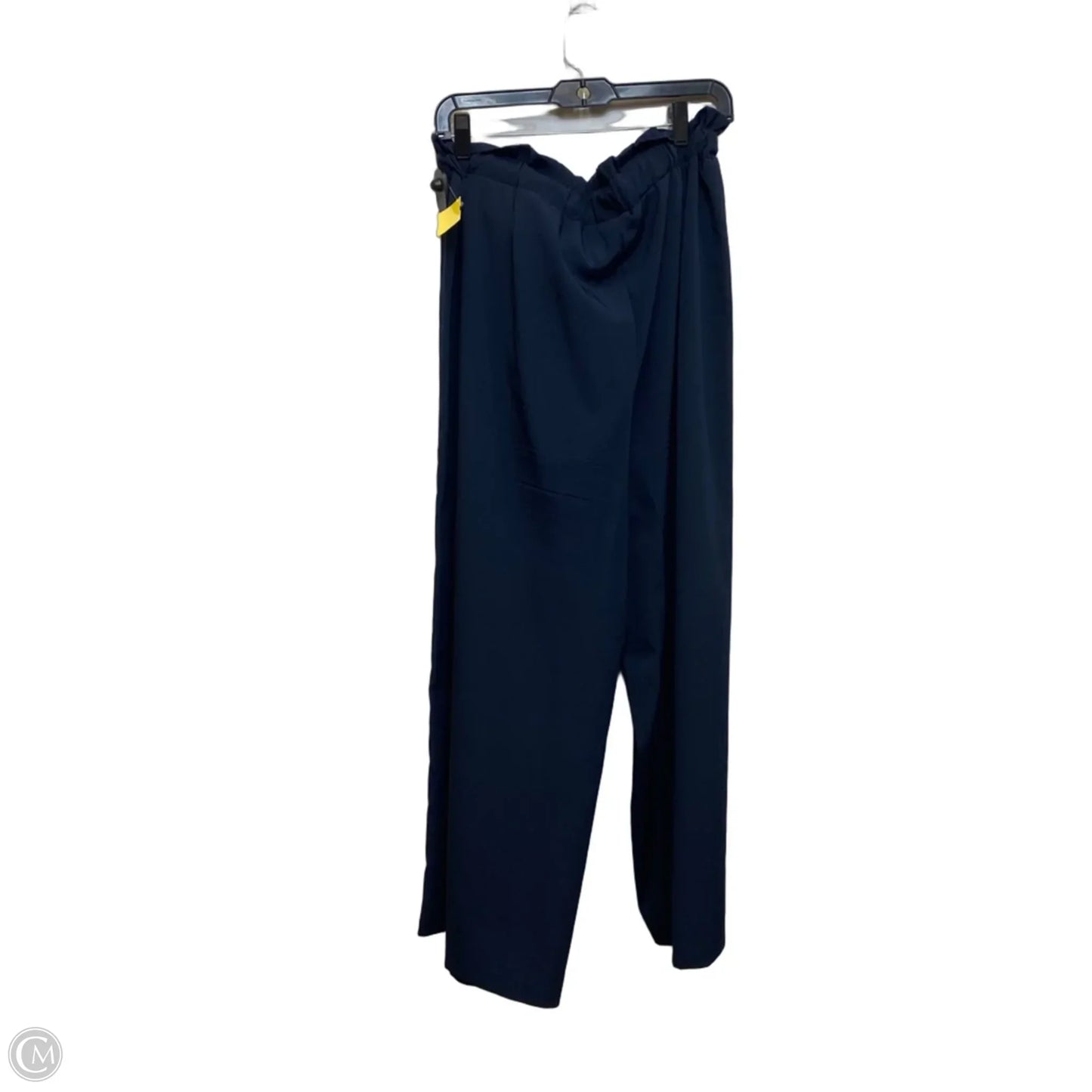 Pants Wide Leg By Shein In Navy, Size: 2x