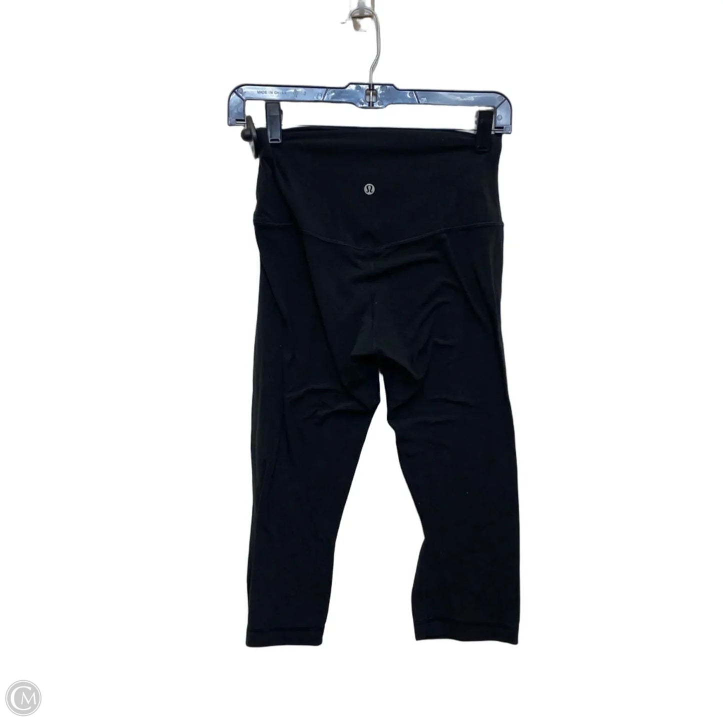 Athletic Leggings Capris Designer By Lululemon In Black, Size: S