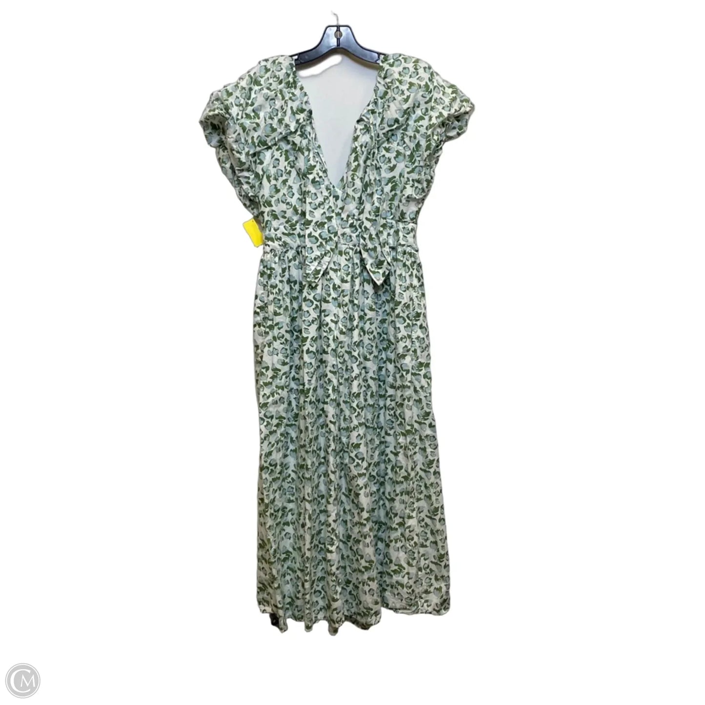 Dress Casual Maxi By Crown And Ivy In Green & White, Size: M