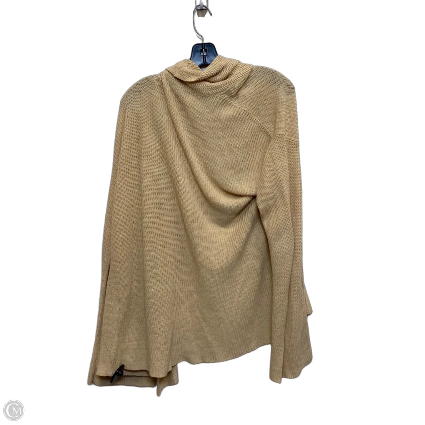 Sweater Cardigan By Lauren By Ralph Lauren In Tan, Size: L