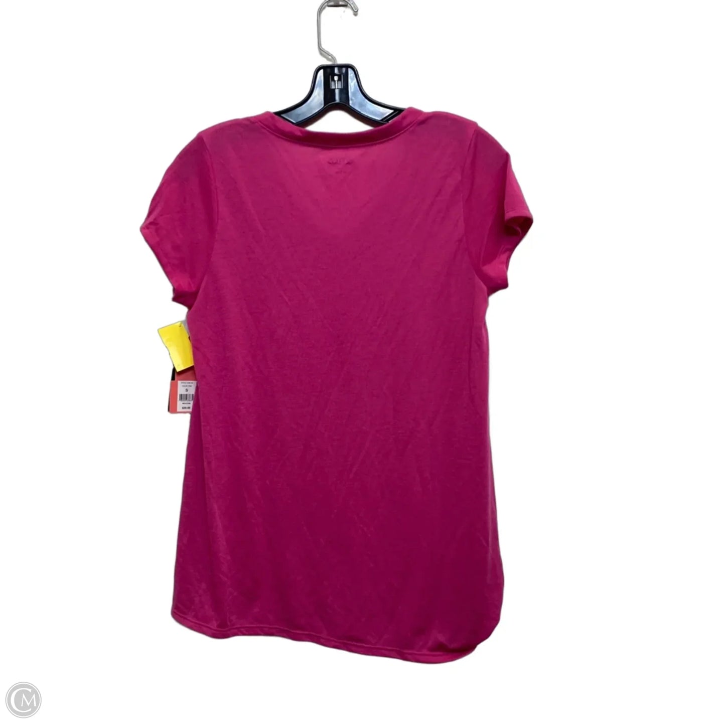 Athletic Top Short Sleeve By Zelos In Pink, Size: S