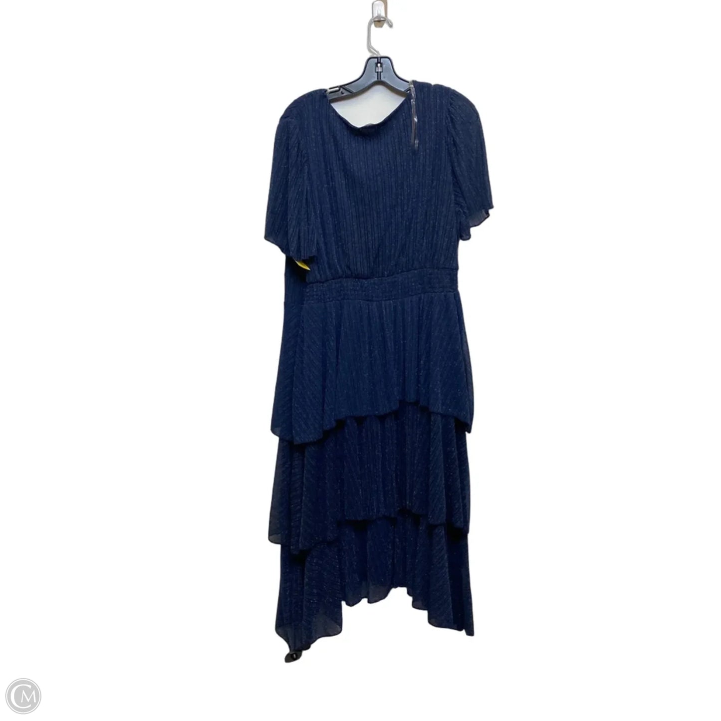 Dress Party Midi By Siren Lily In Blue, Size: 2x