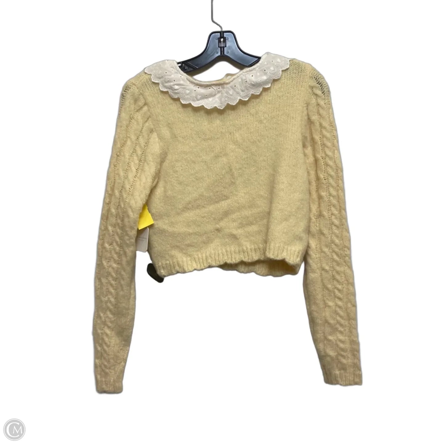 Sweater Cardigan By Altard State In Yellow, Size: Xxs