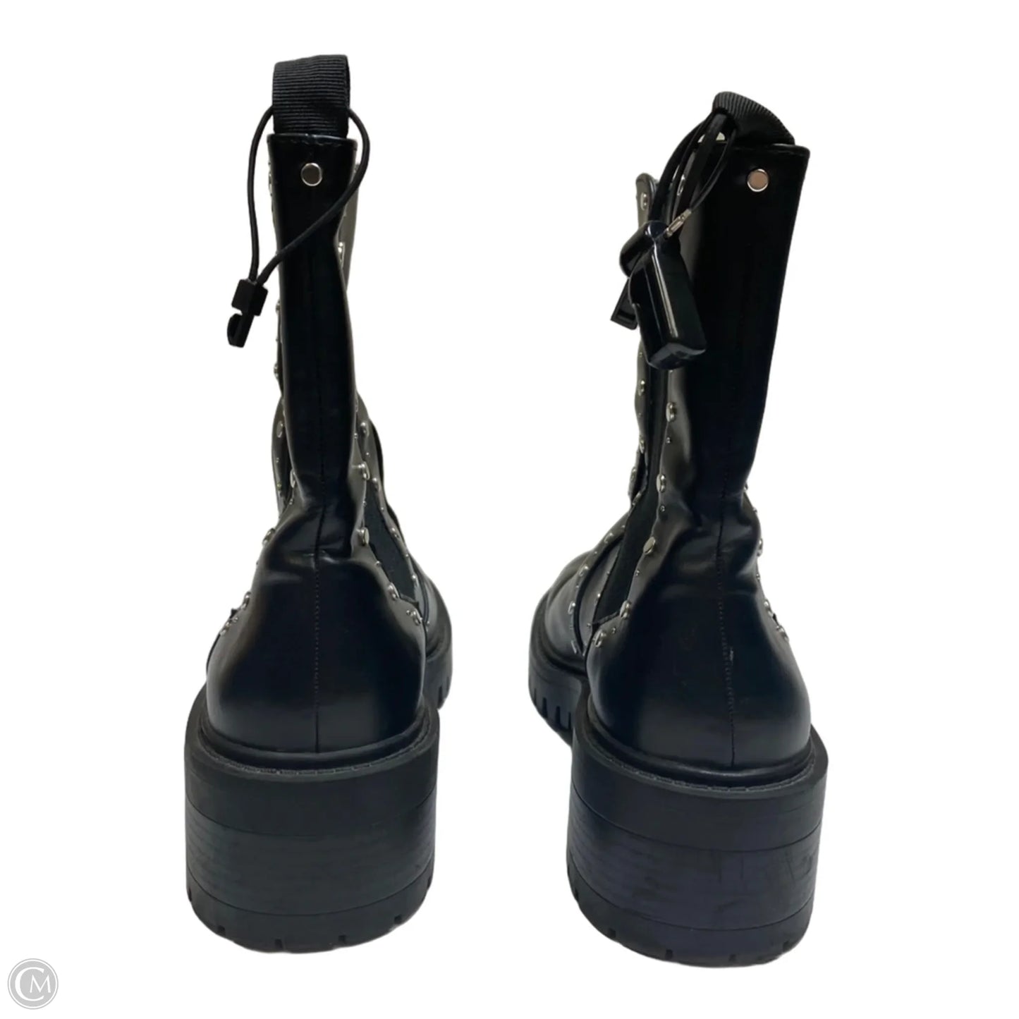 Boots Ankle Flats By Zara In Black, Size: 9.5